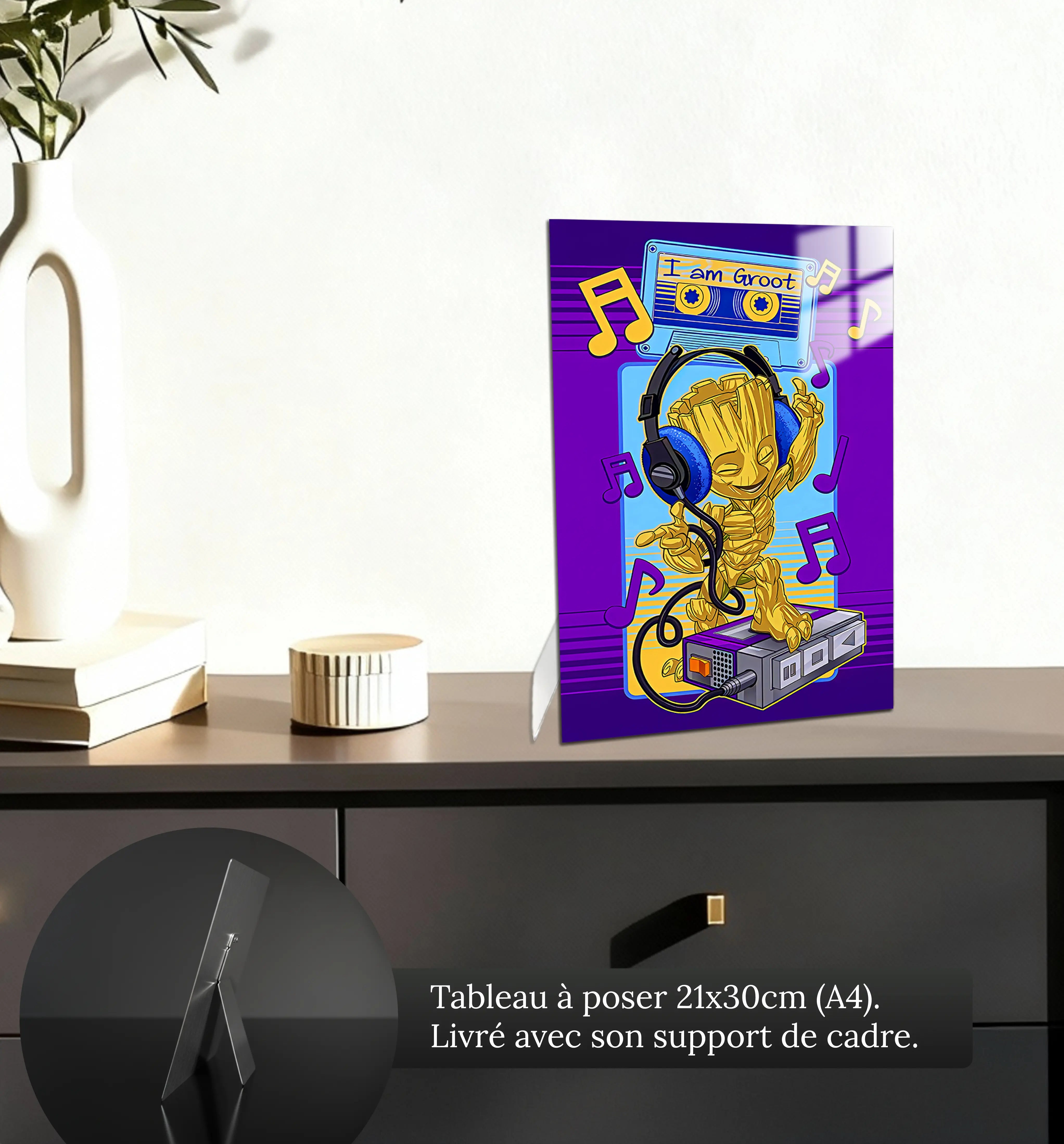 tableau-groot-musique-petit-format-a-poser-sur-meuble | DreamWay