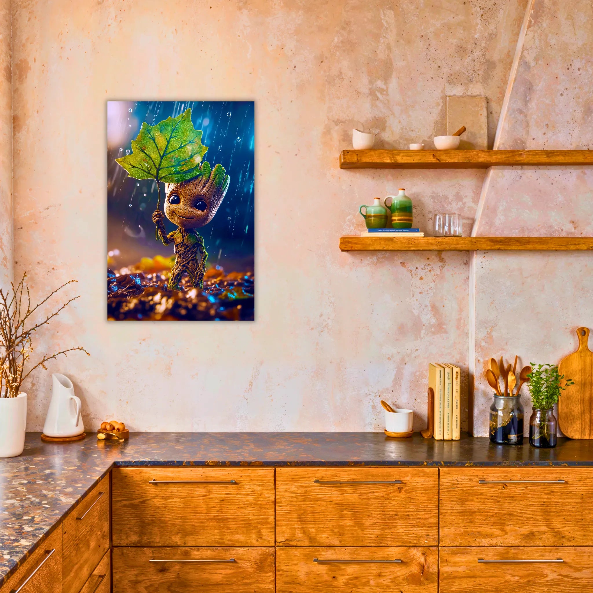 Tableau Groot Sous La Pluie