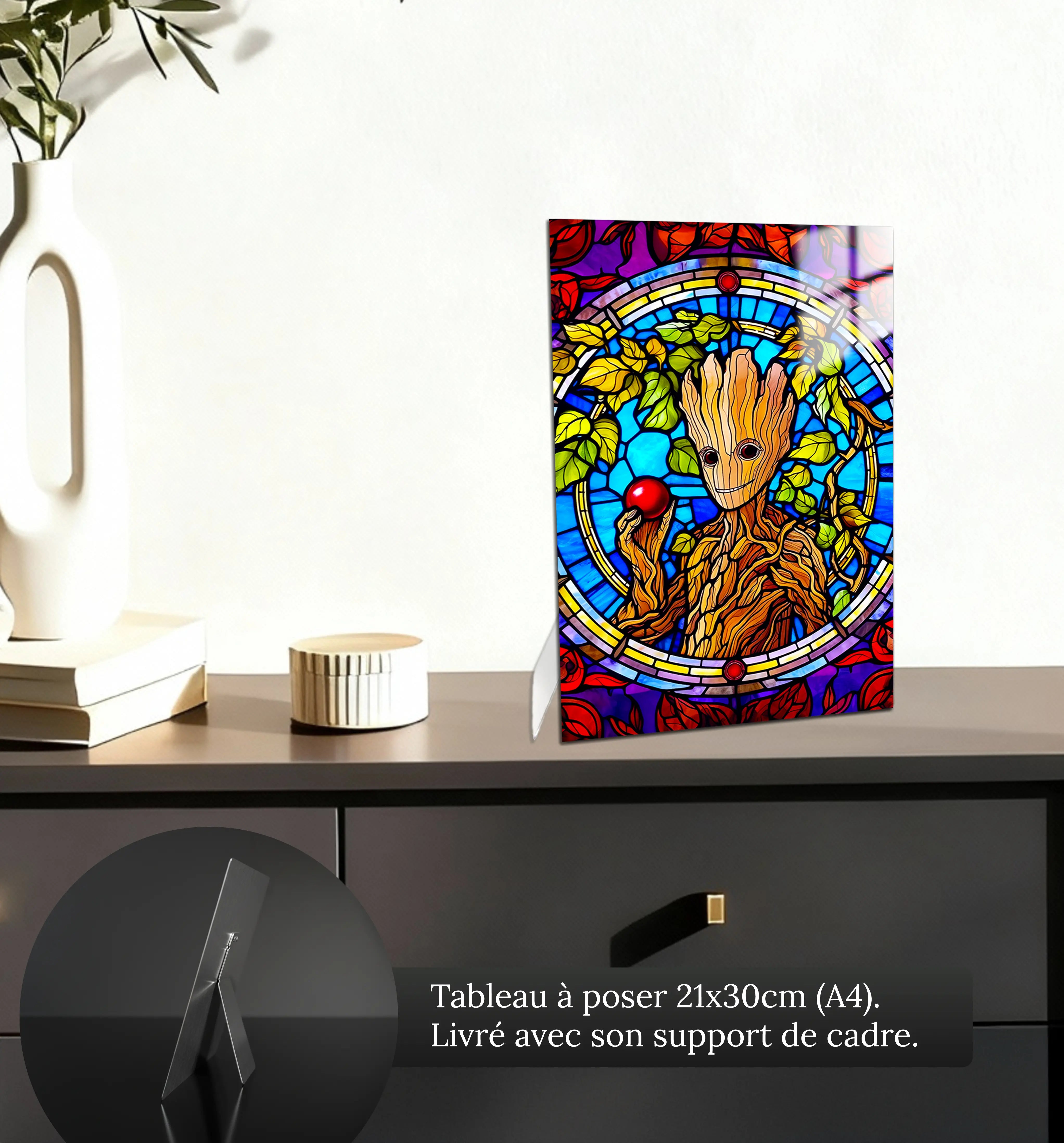tableau-groot-vitrail-petit-format-a-poser-sur-meuble | DreamWay