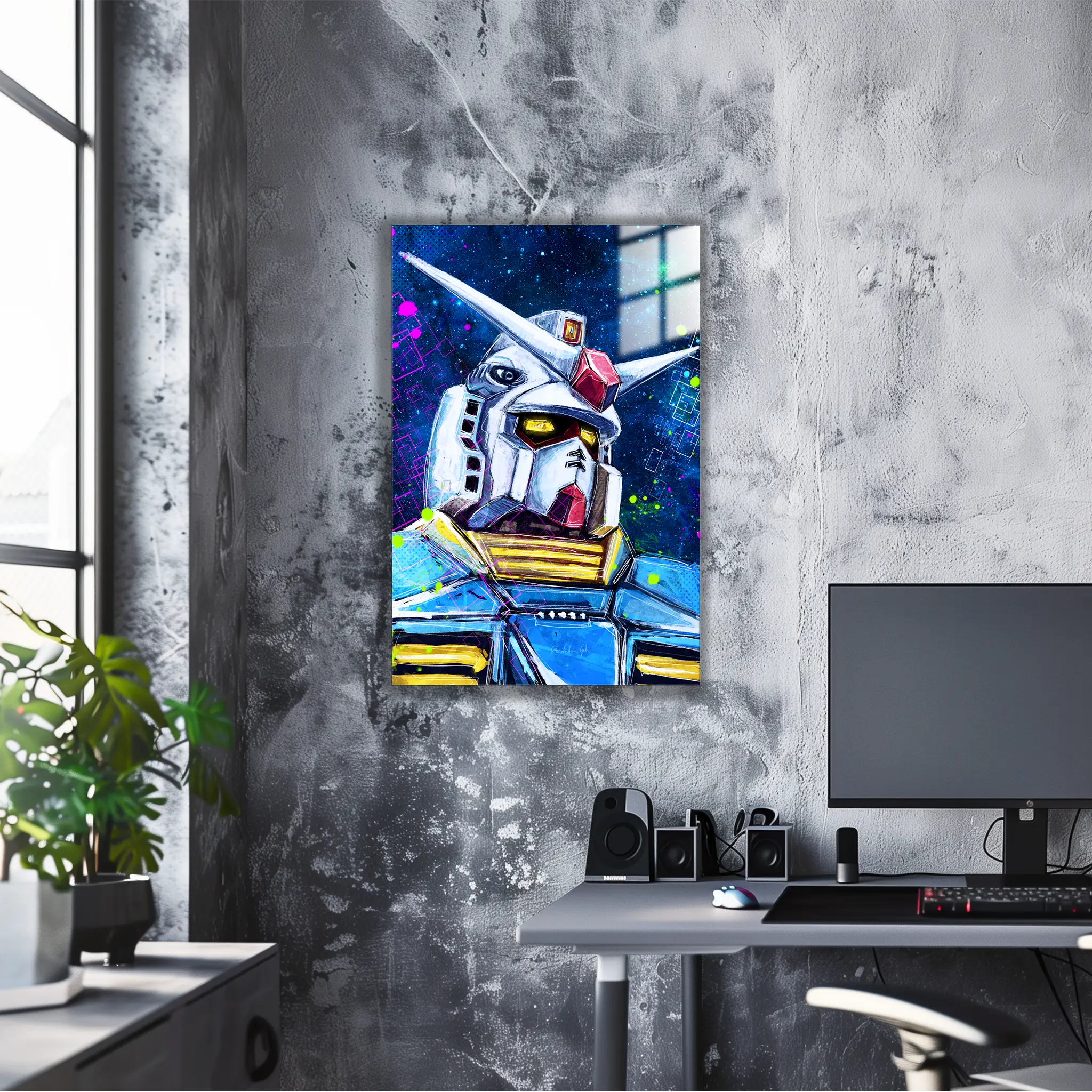 tableau-gundam-colore-portrait | DreamWay