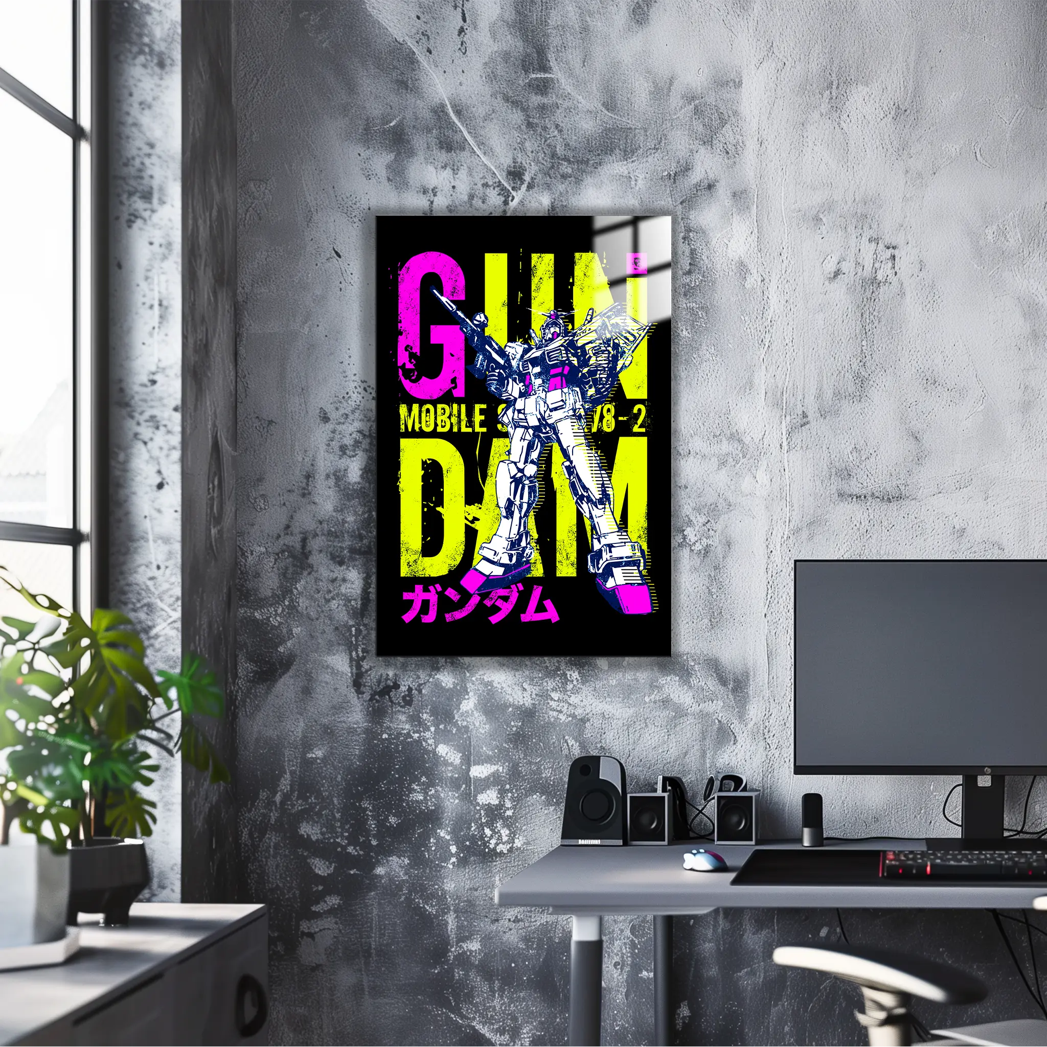 tableau-gundam-dans-le-bureau | DreamWay