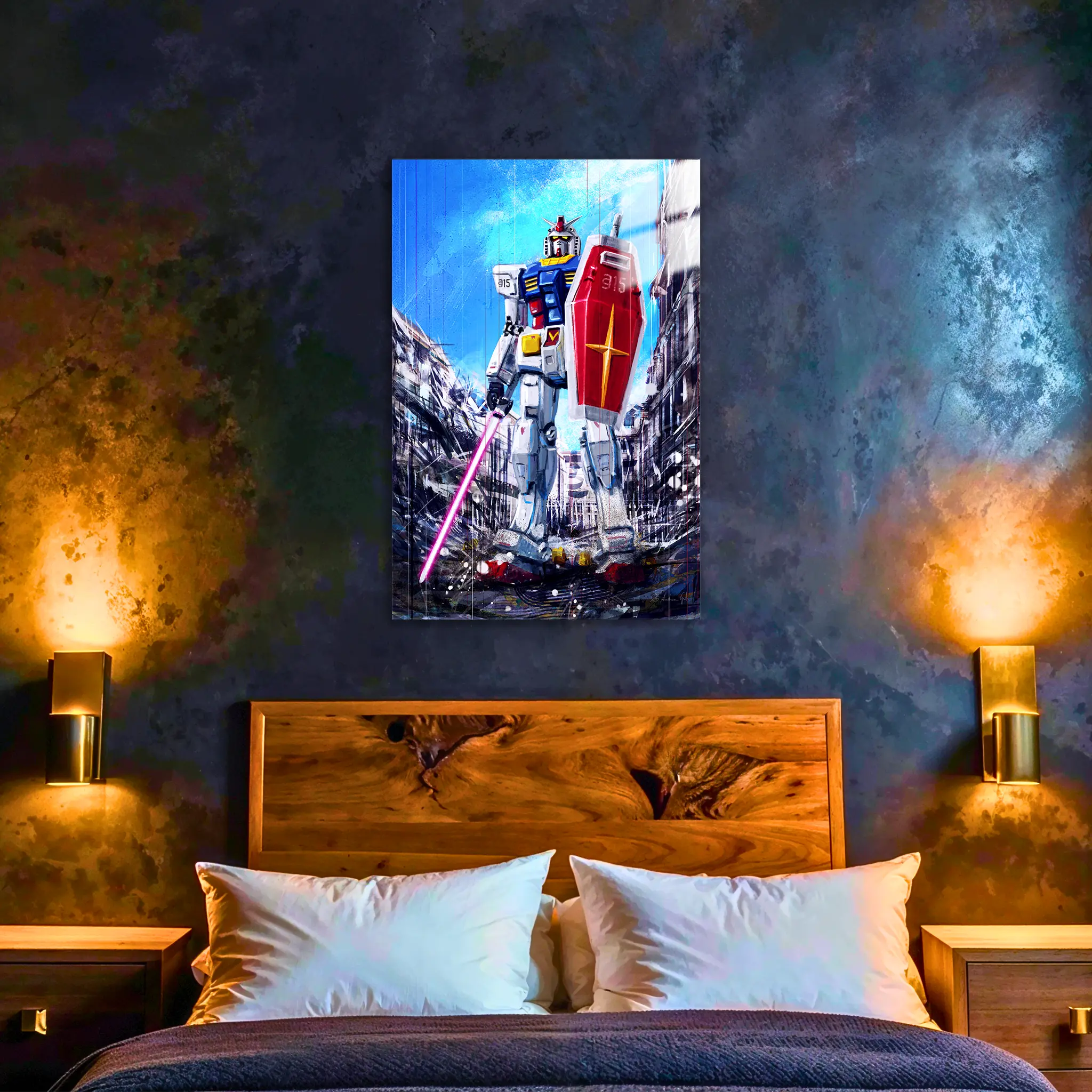 tableau-gundam-lingotto-turin-dans-la-chambre | DreamWay