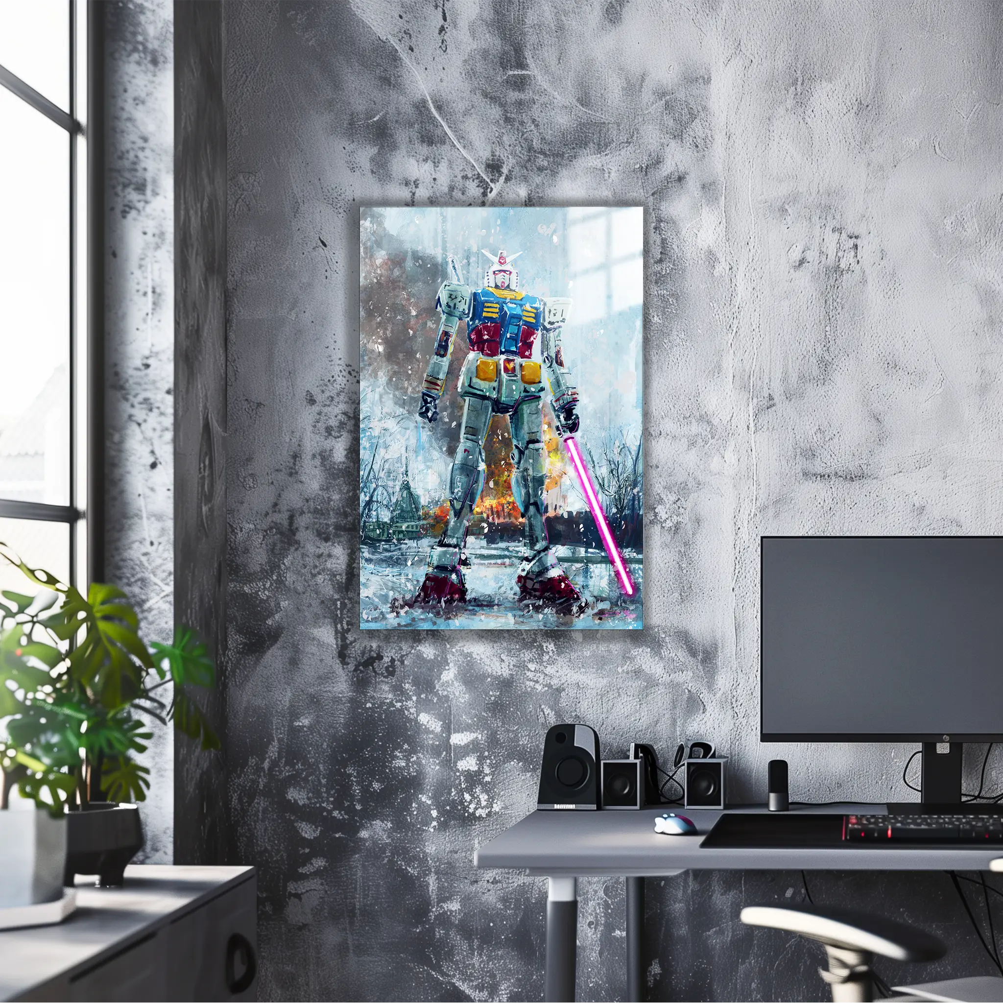 Tableau Gundam Neige Turin