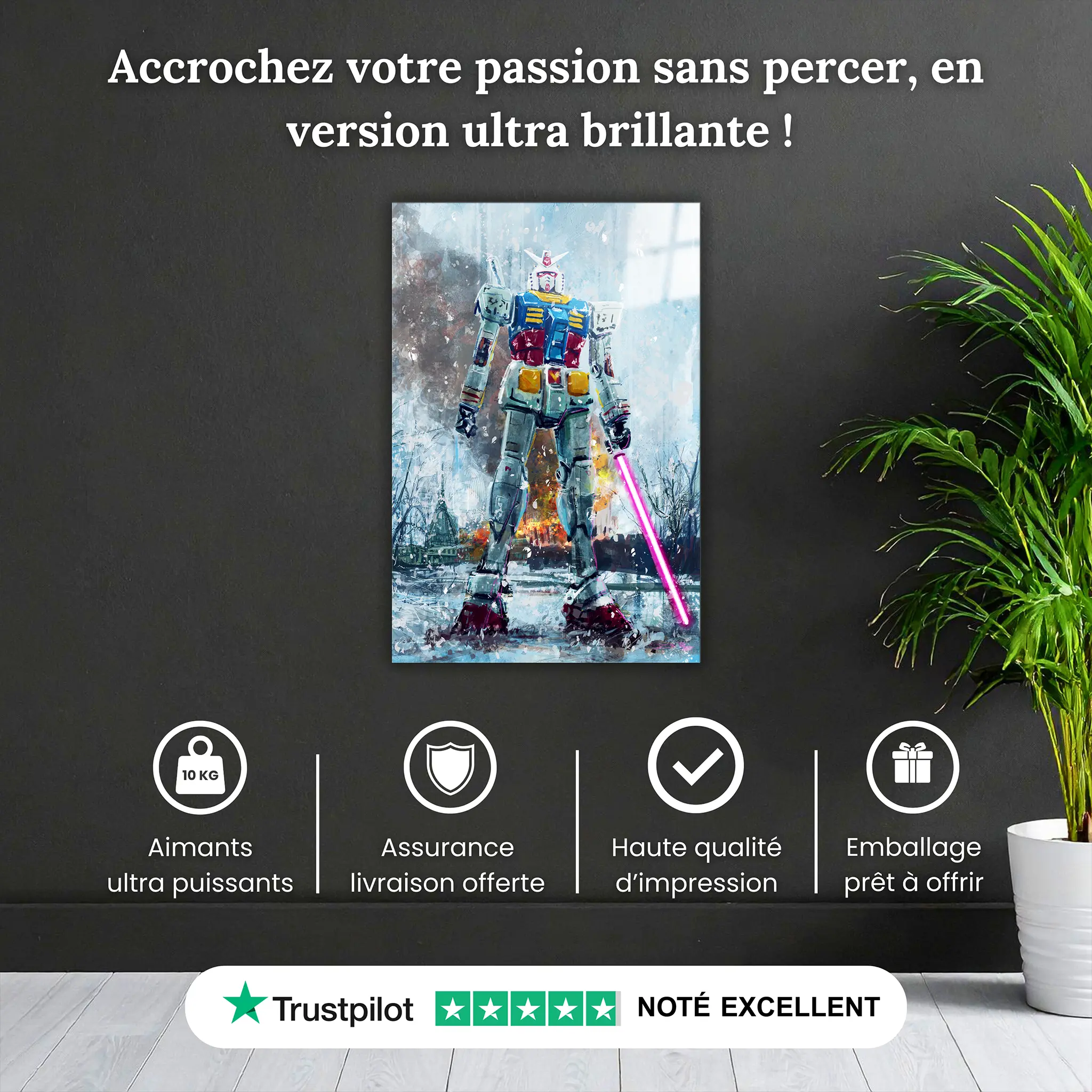 tableau-gundam-neige-turin-pourquoi-acheter | DreamWay