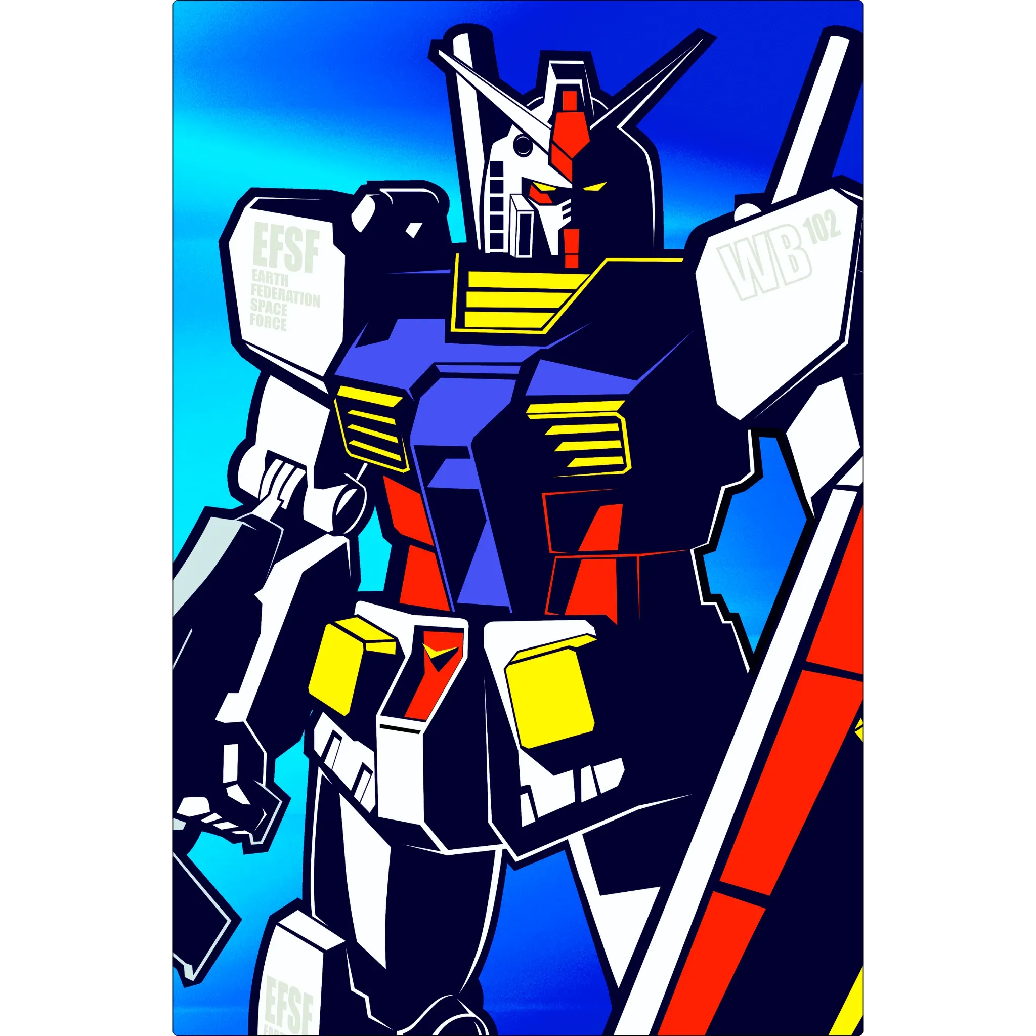Tableau Gundam Portrait