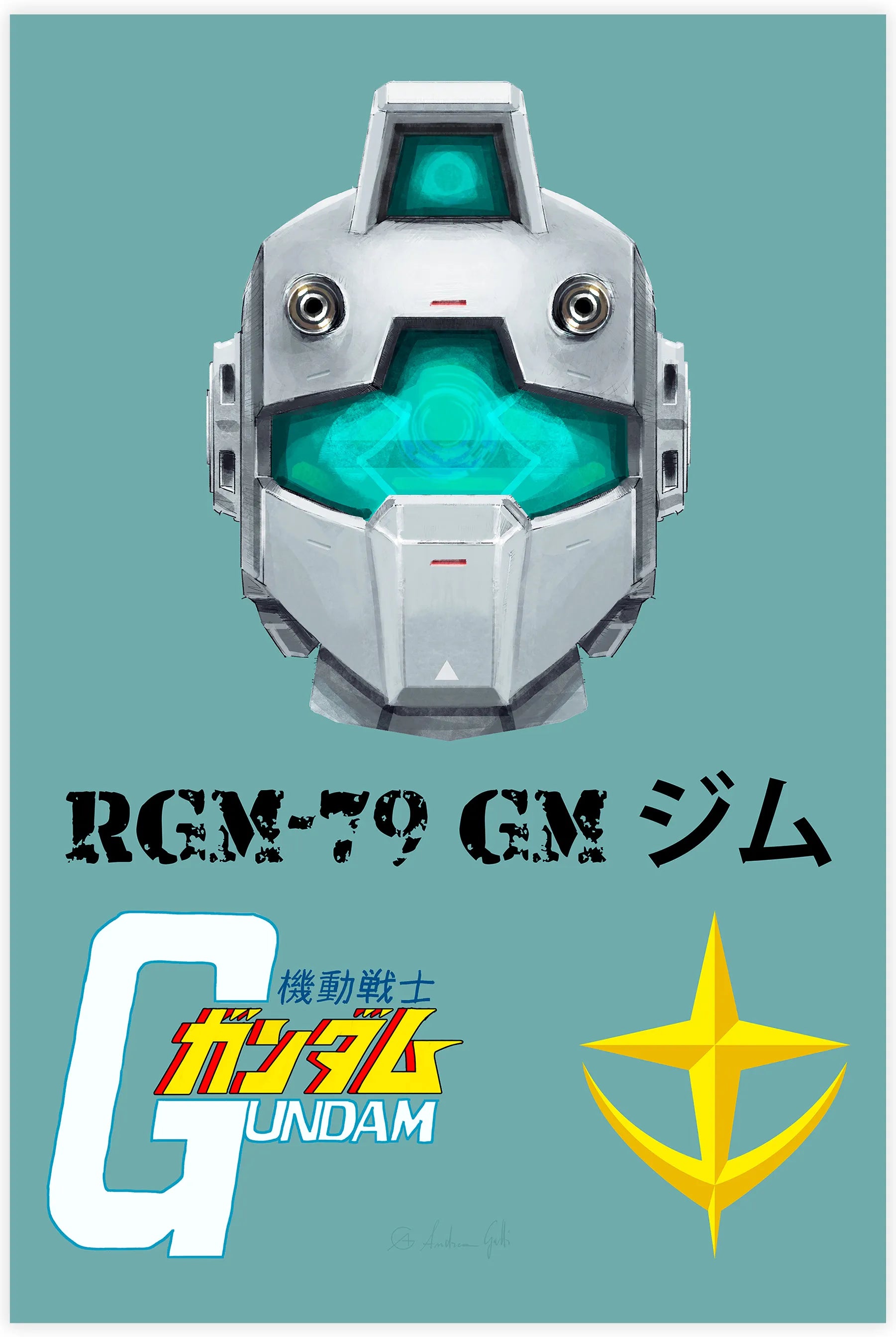 Tableau Gundam RGM-79