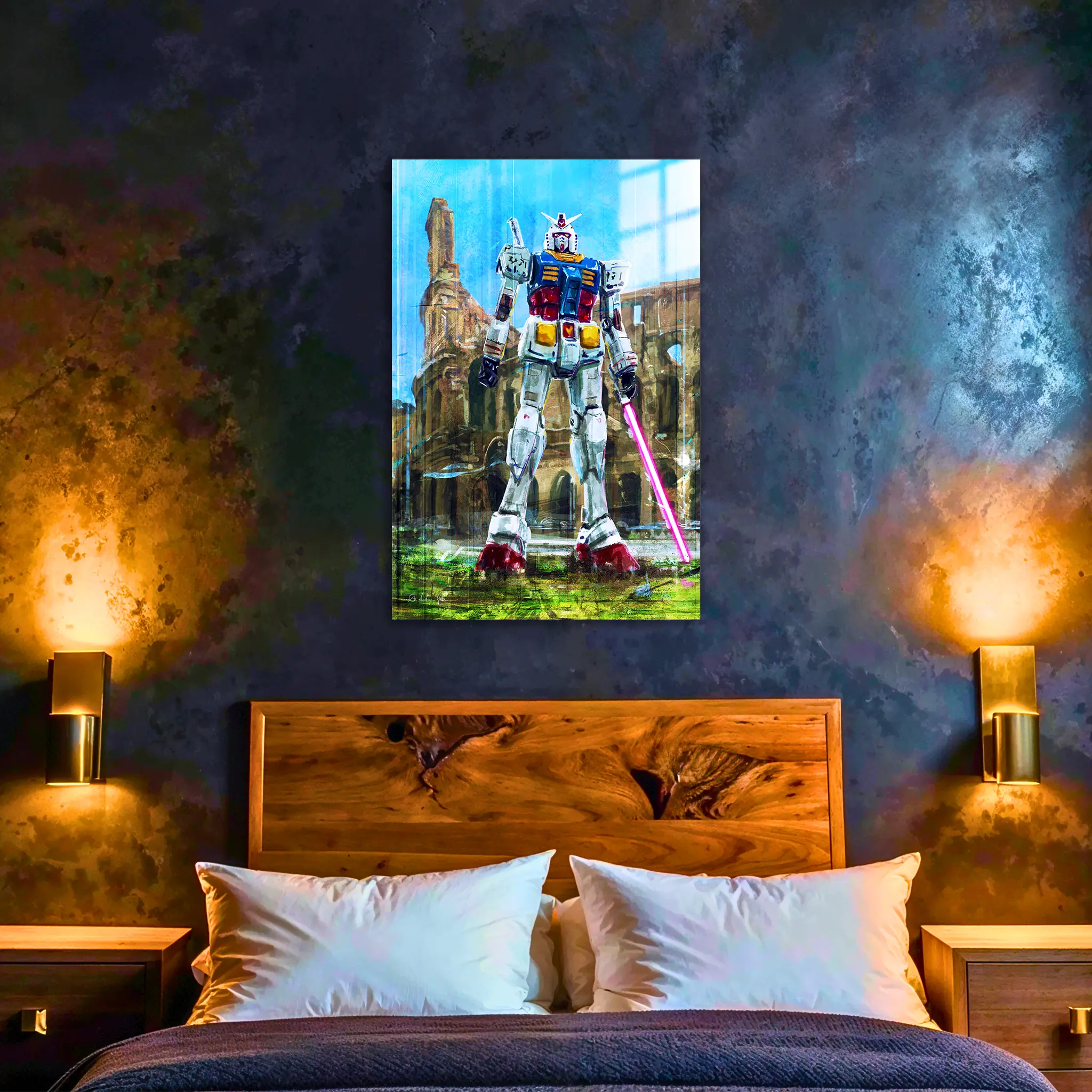 tableau-gundam-rome-dans-la-chambre | DreamWay
