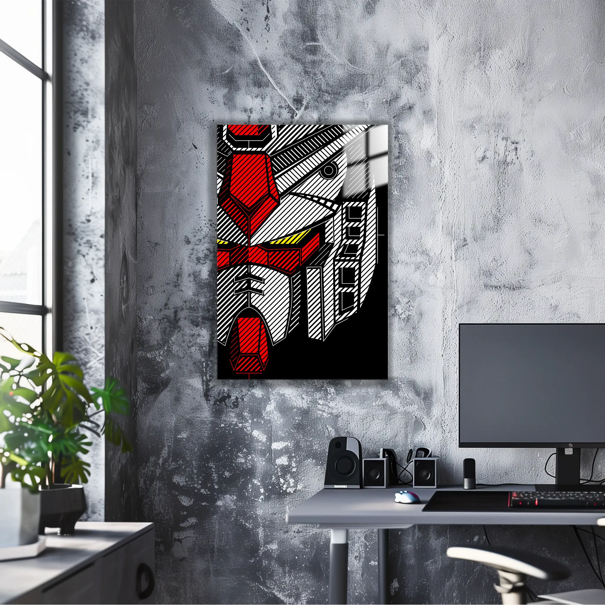 tableau-gundam-stripes-dans-le-bureau | DreamWay