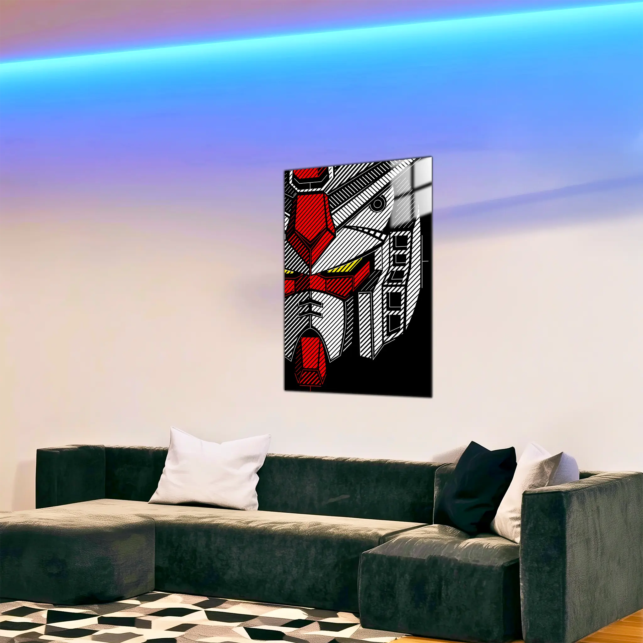 tableau-gundam-stripes-dans-le-salon | DreamWay