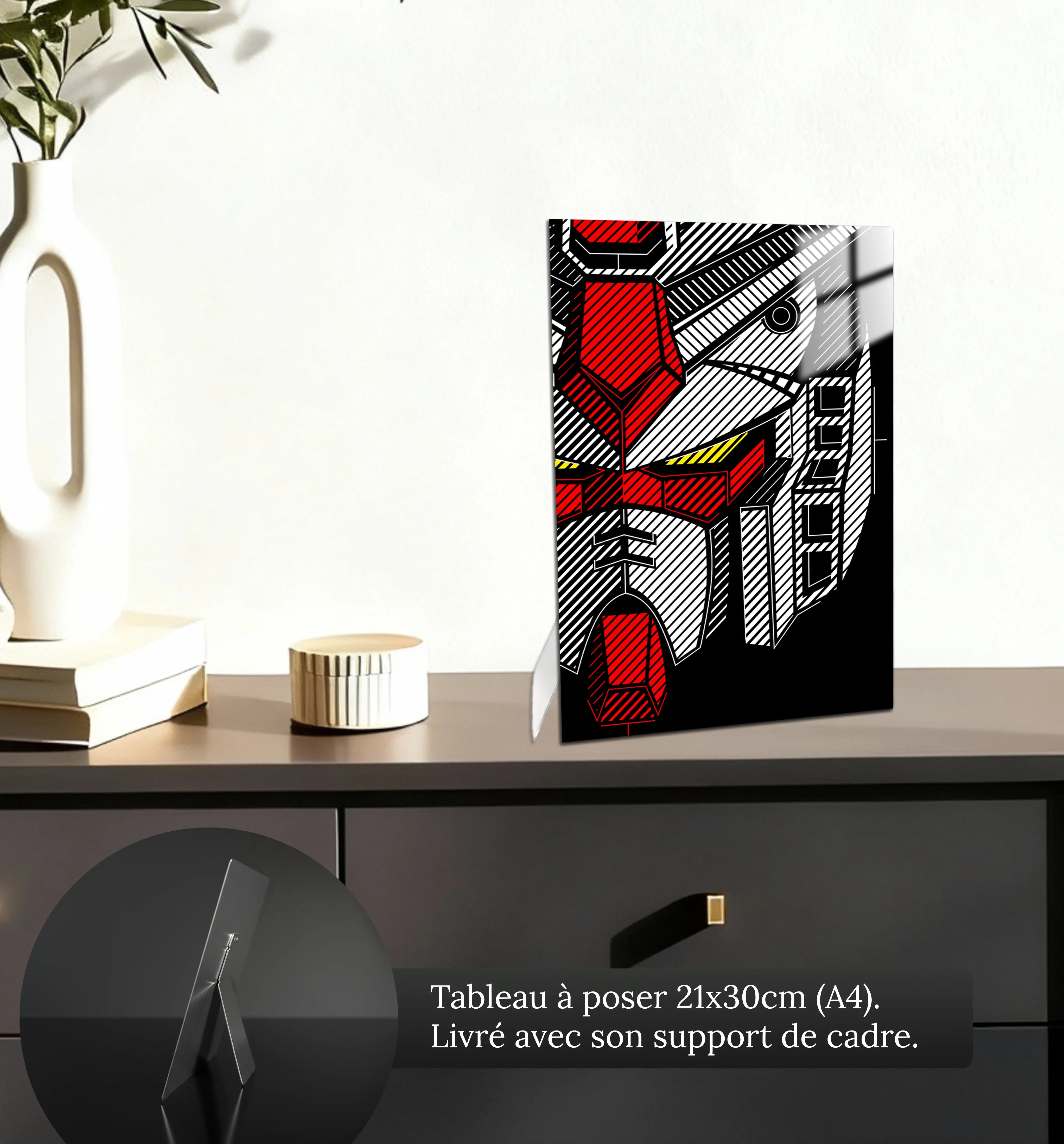tableau-gundam-stripes-petit-format-a-poser-sur-meuble | DreamWay