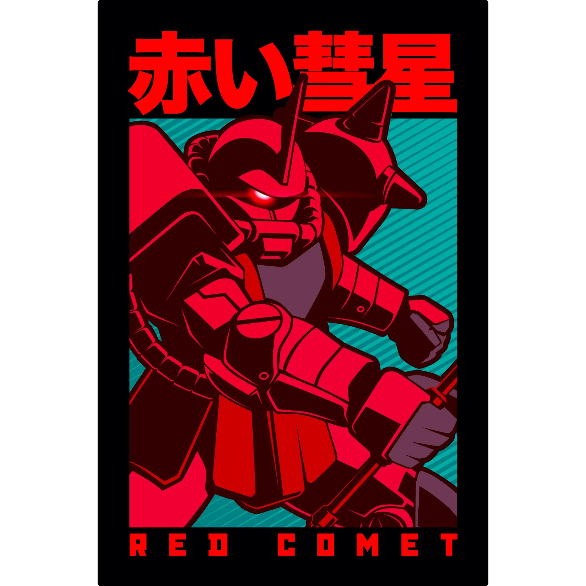 Tableau Gundam The Red Comet
