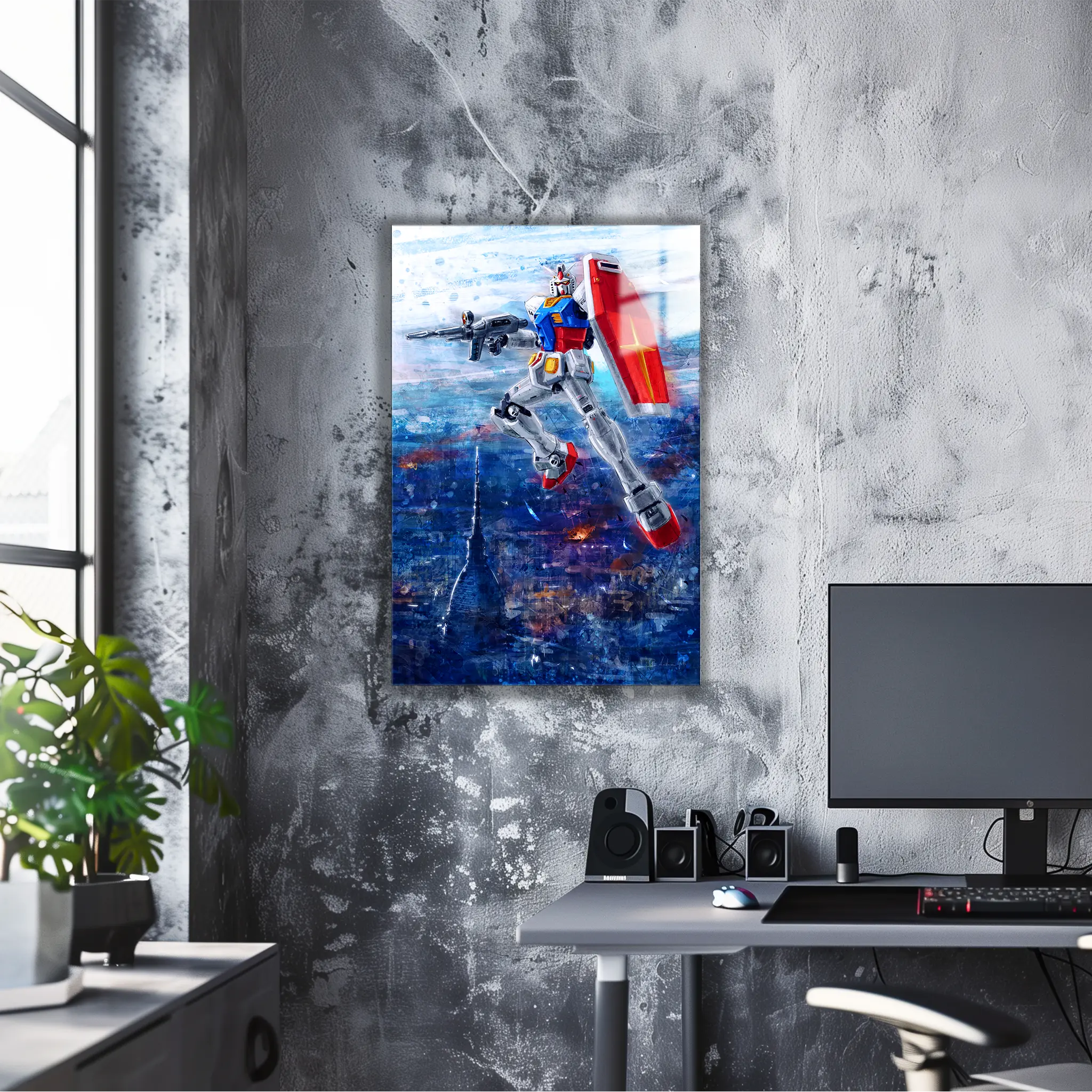 tableau-gundam-turin-en-vol | DreamWay