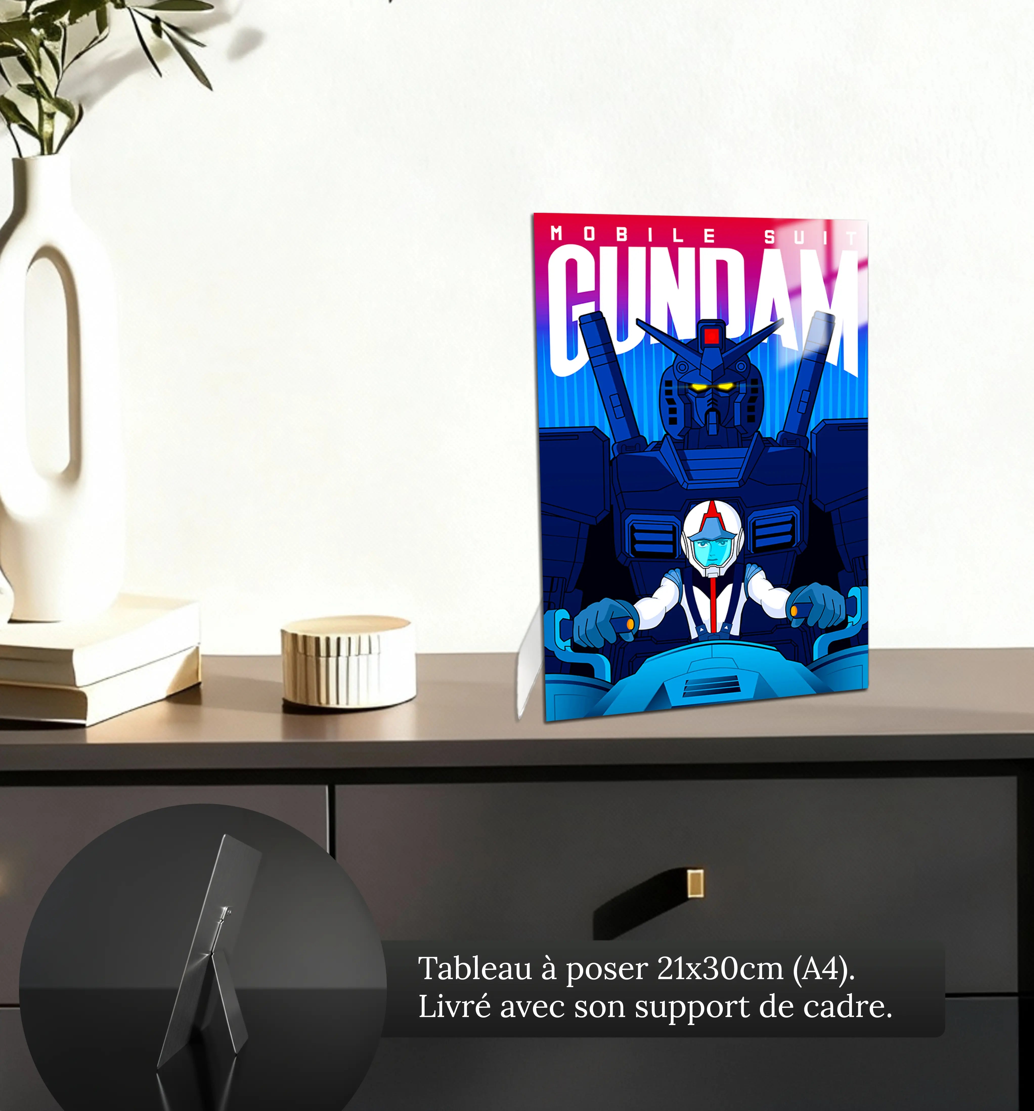 tableau-gundam-vaisseau-petit-format-a-poser-sur-meuble | DreamWay