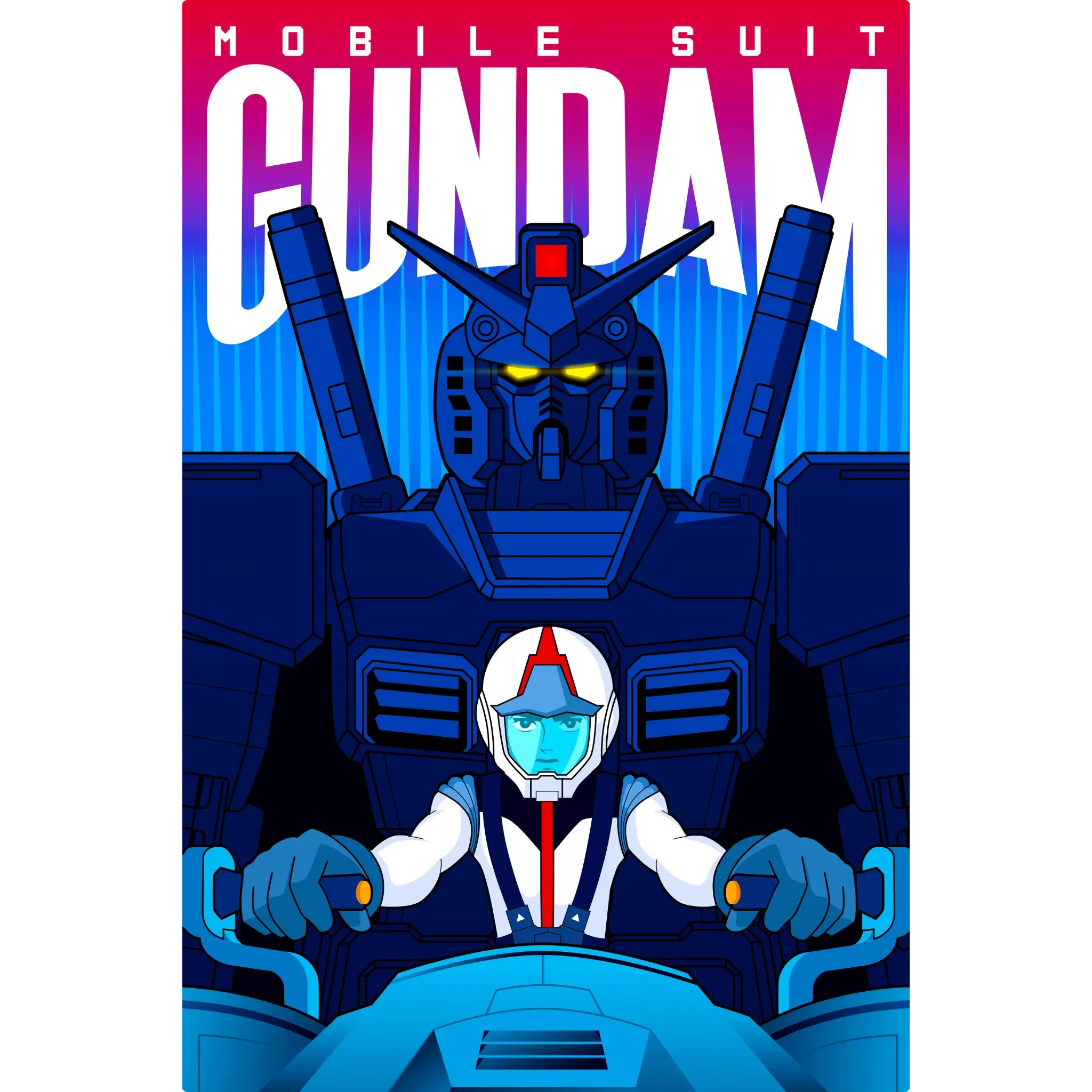 Tableau Gundam Vaisseau