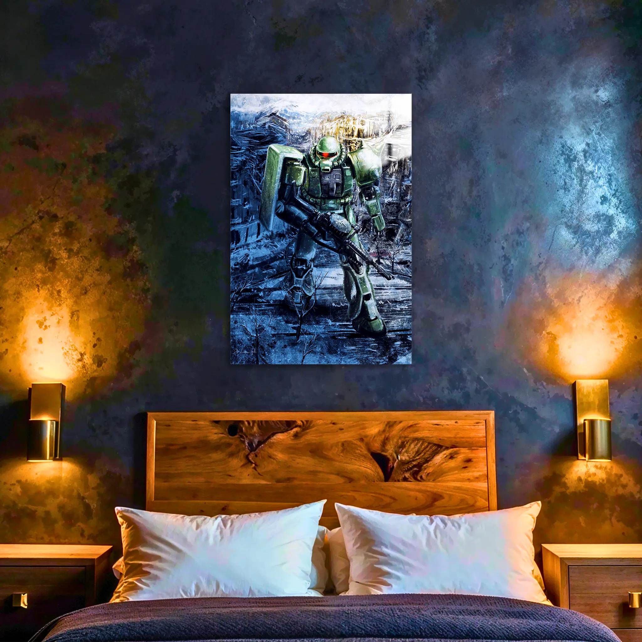 tableau-gundam-zaku-2-turin-dans-la-chambre | DreamWay
