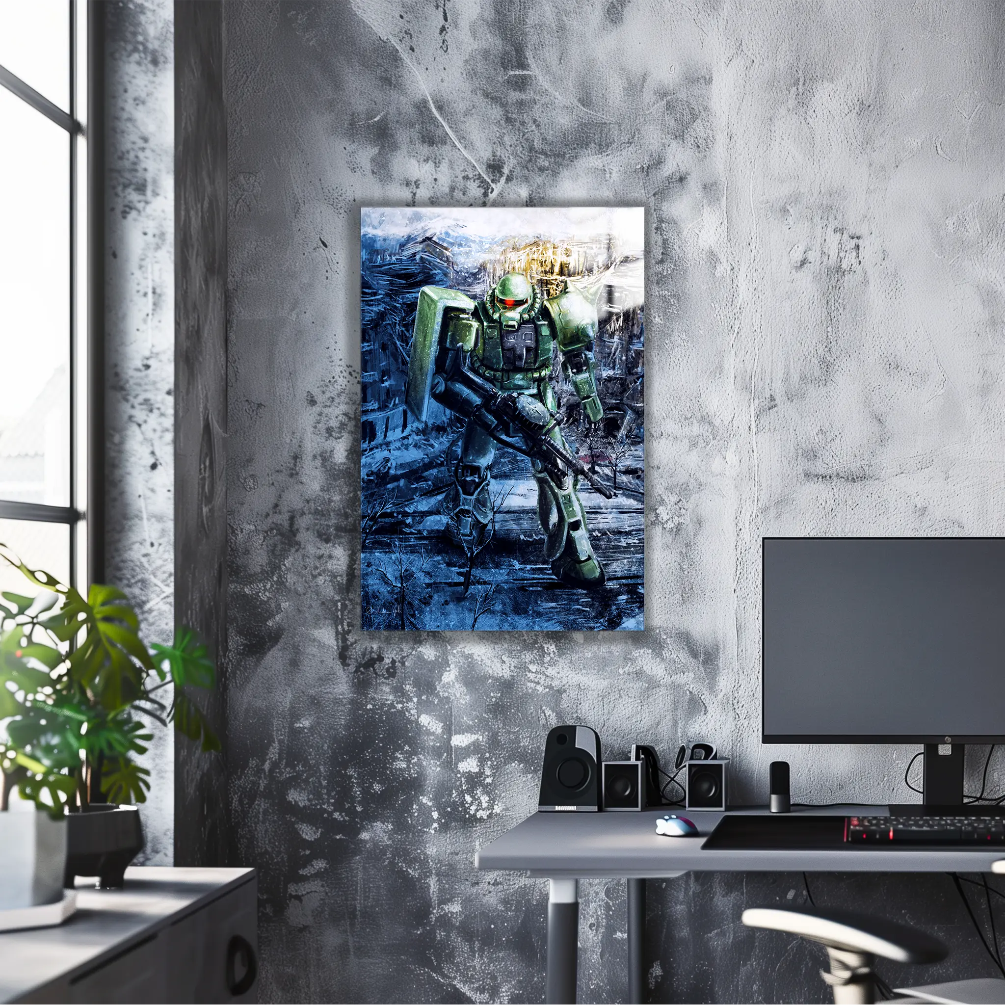 tableau-gundam-zaku-2-turin | DreamWay