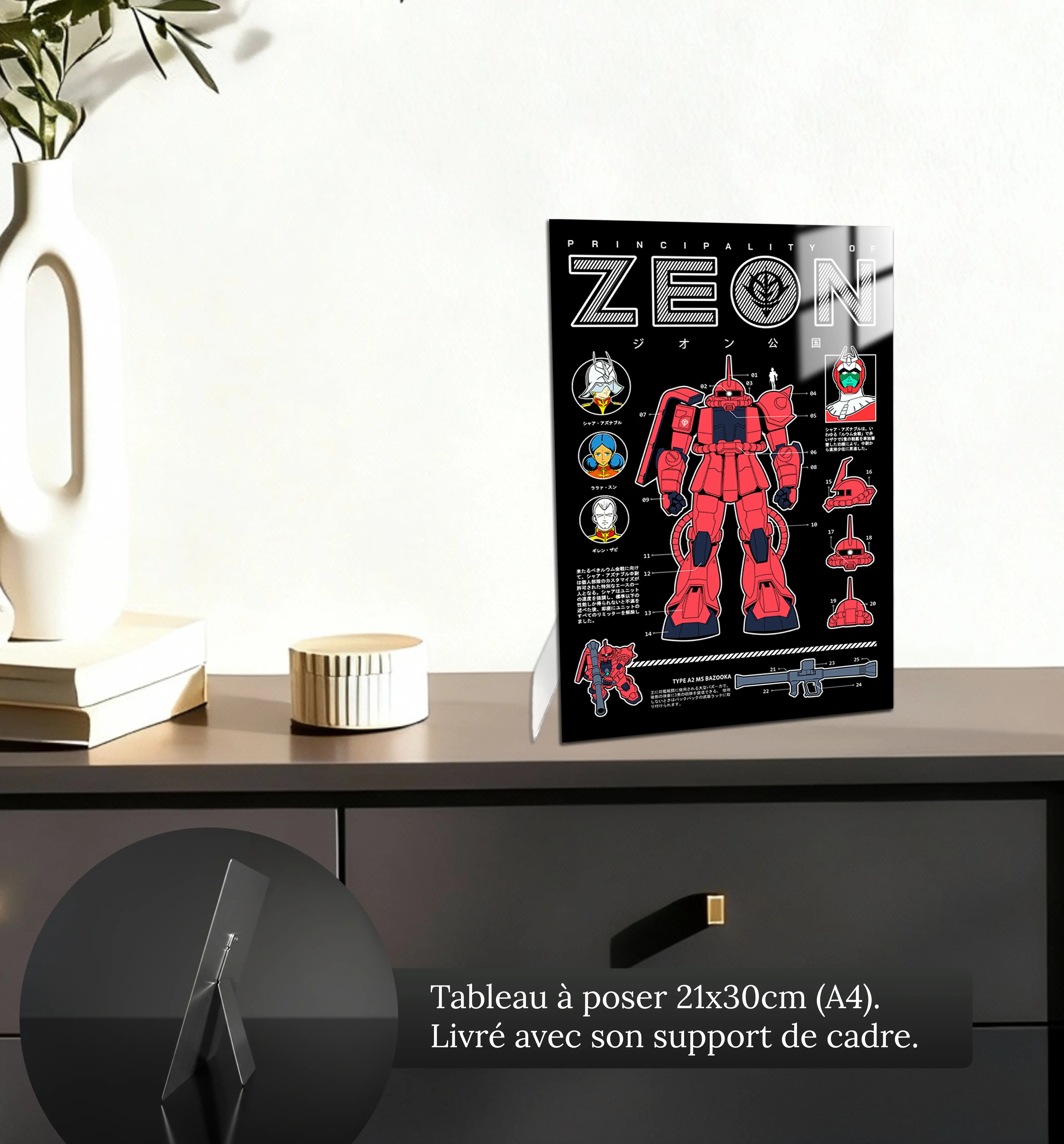 Tableau Gundam Zeon