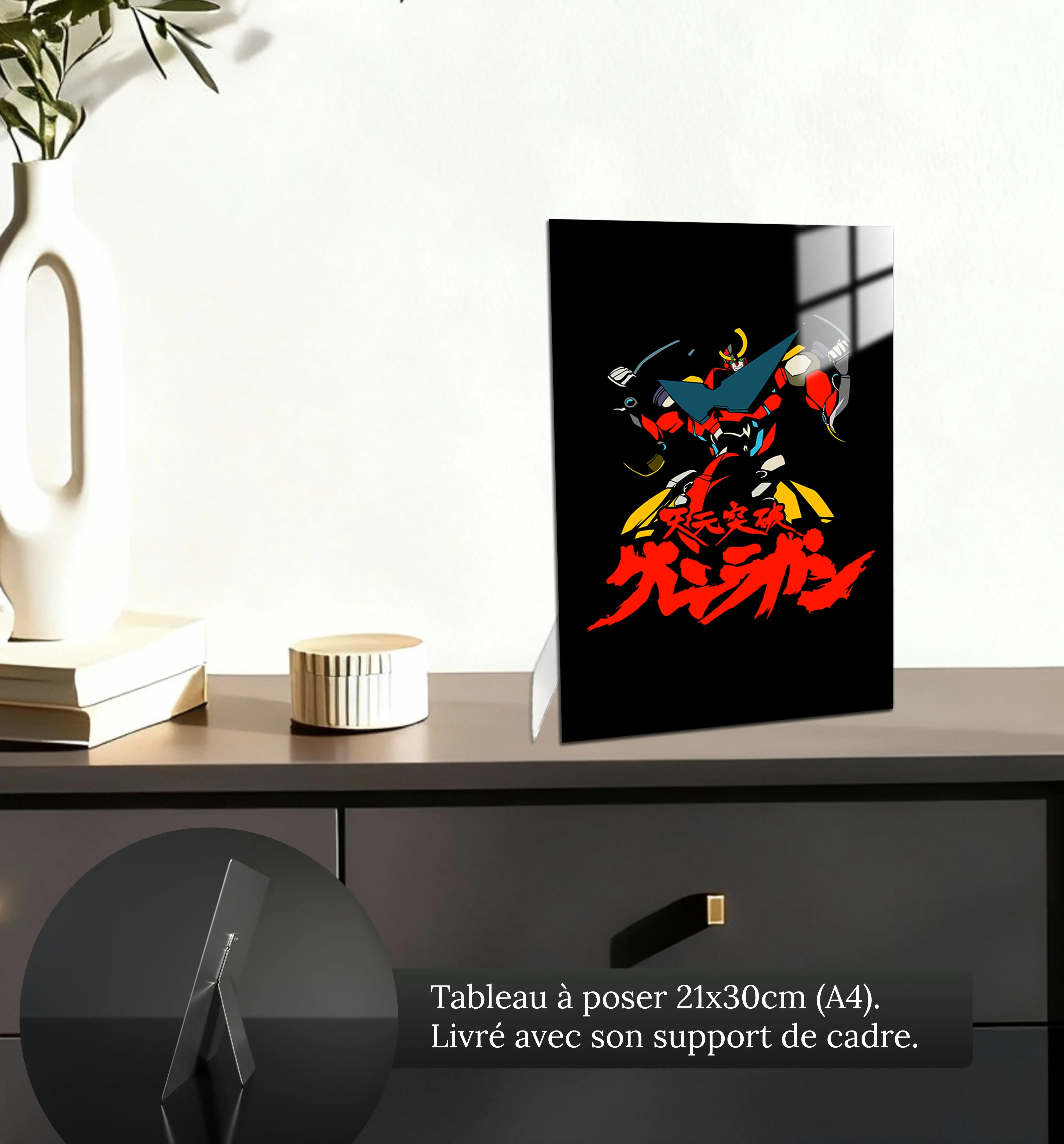 tableau-gurren-lagann-logo-petit-format-a-poser-sur-meuble | DreamWay