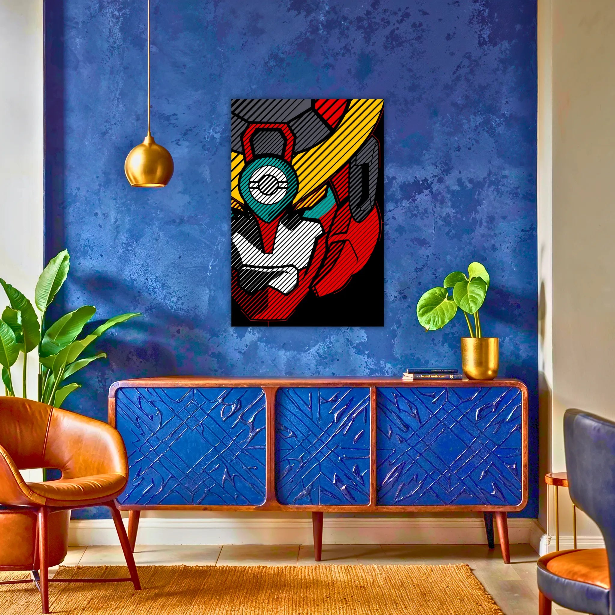 Tableau Gurren Lagann Visage