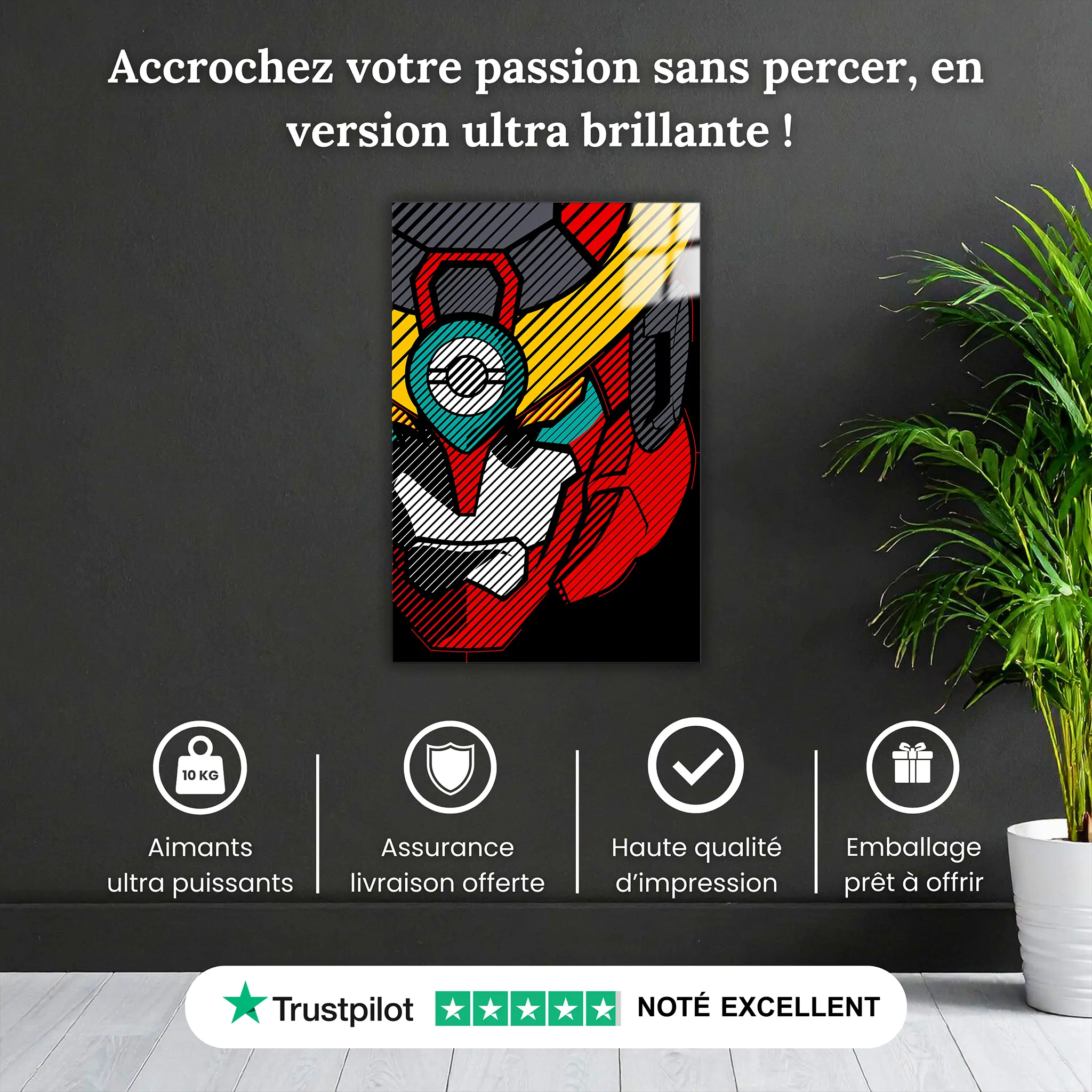 tableau-gurren-lagann-visage-pourquoi-acheter | DreamWay