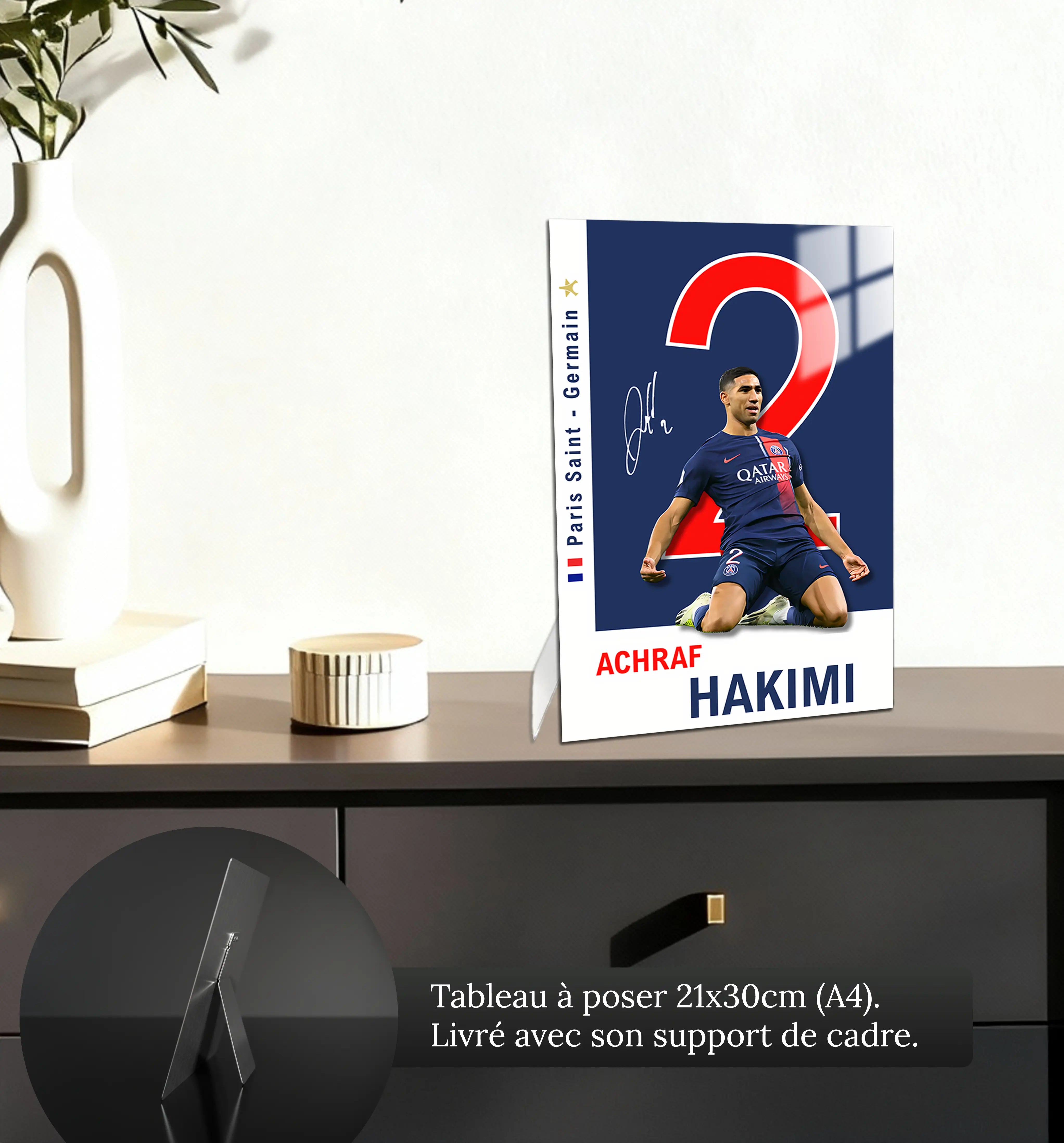 tableau-hakimi-psg-petit-format-a-poser-sur-meuble | DreamWay