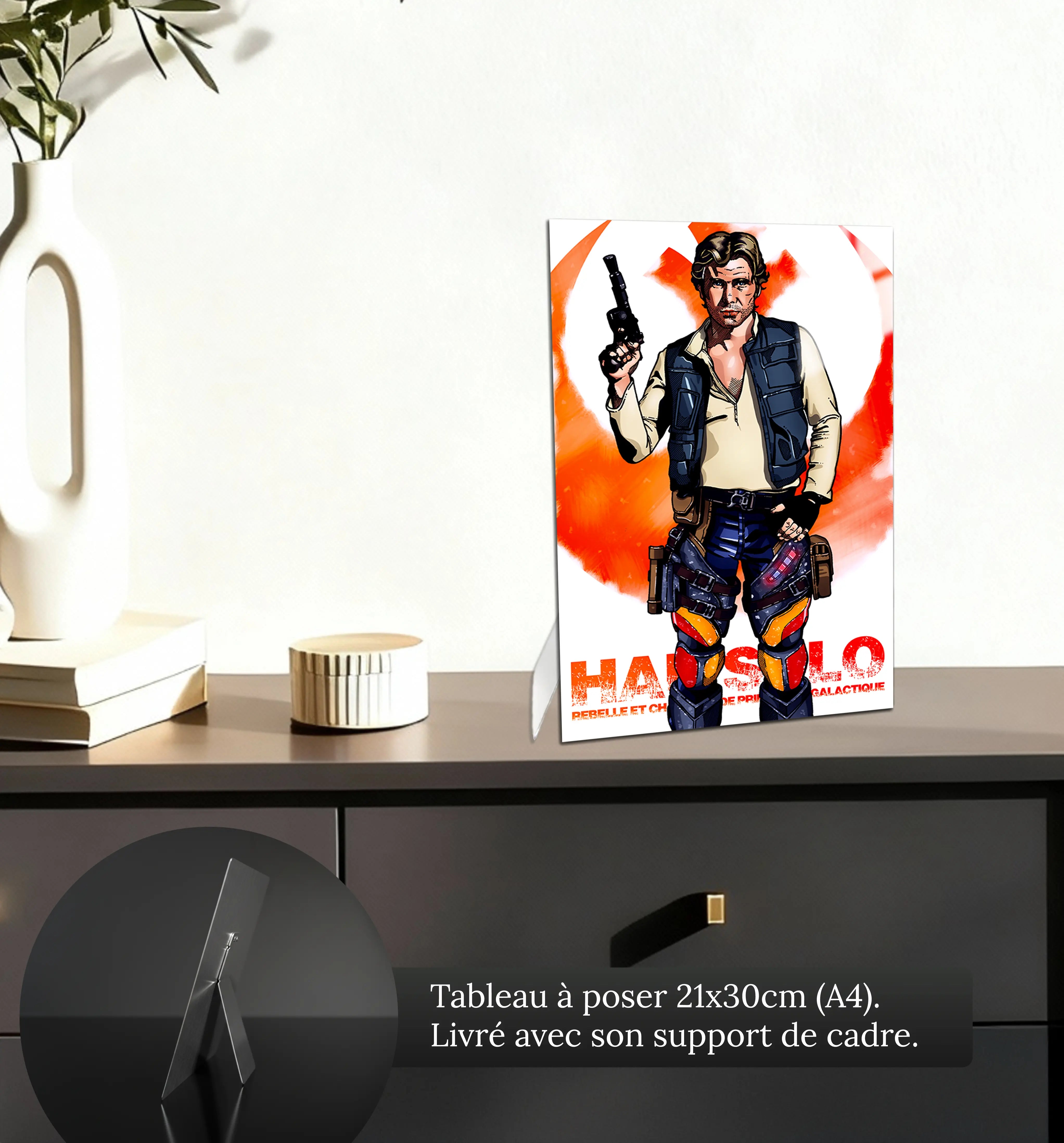 tableau-han-solo-affiche-petit-format-a-poser-sur-meuble | DreamWay
