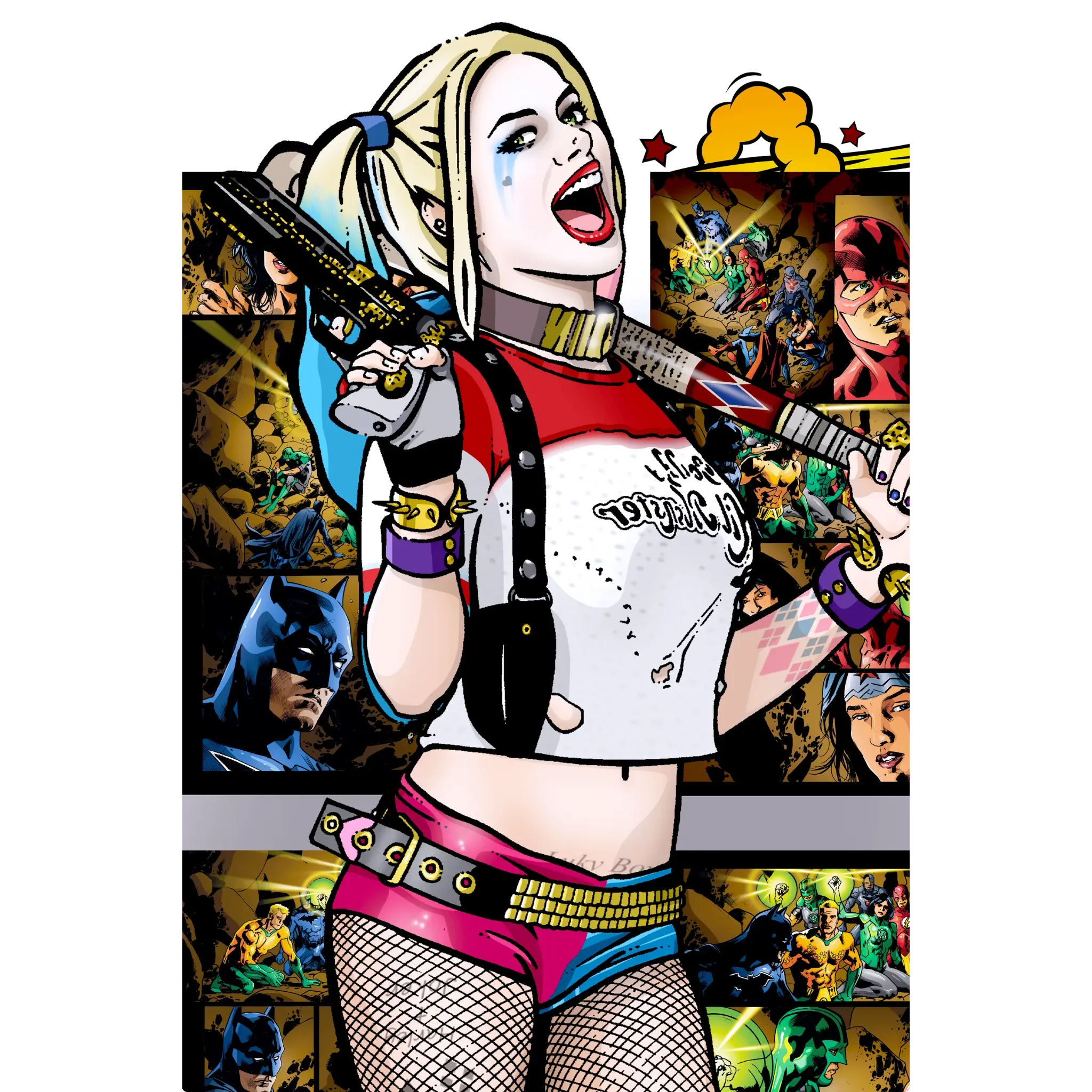 Tableau Harley Quinn BD