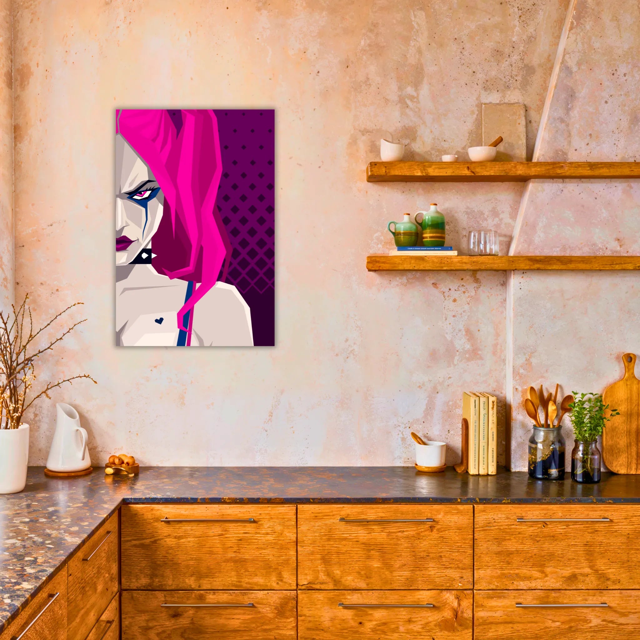 Tableau Harley Quinn Portrait