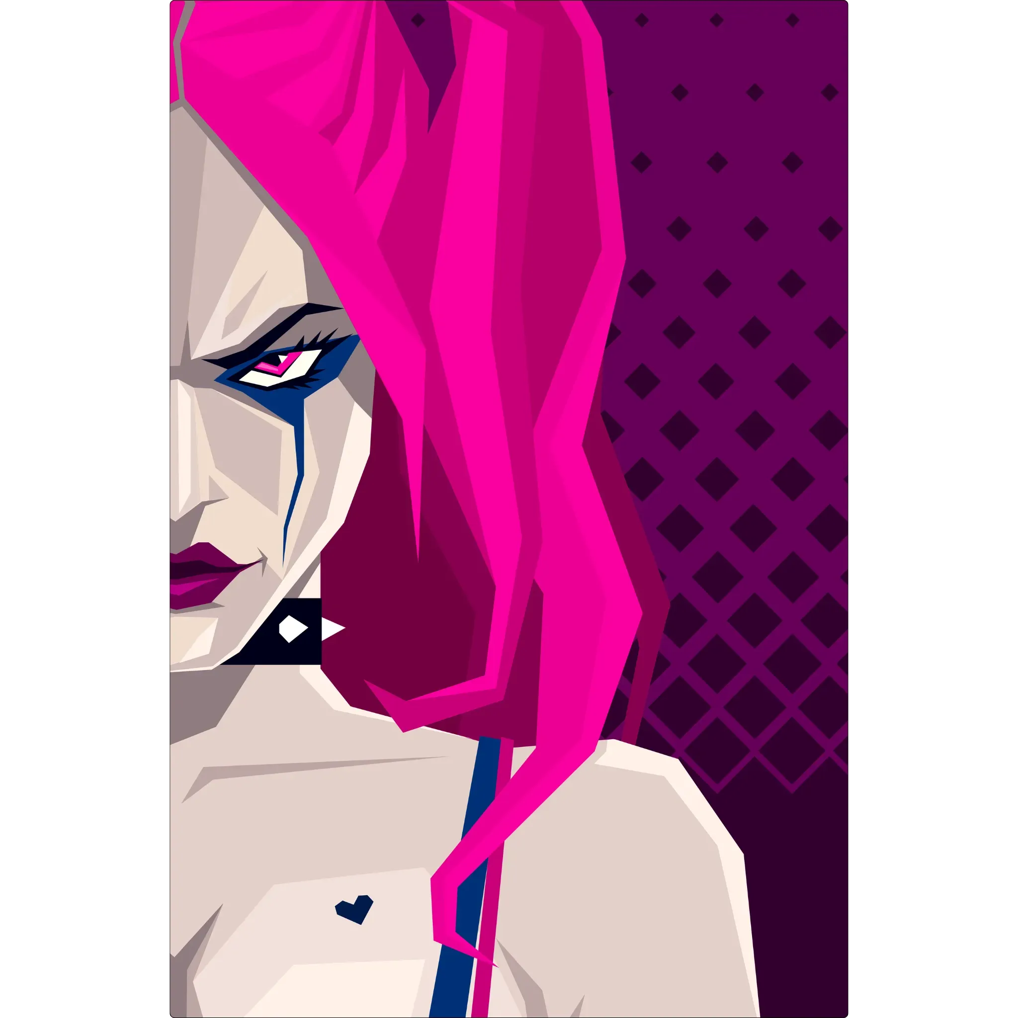 Tableau Harley Quinn Portrait