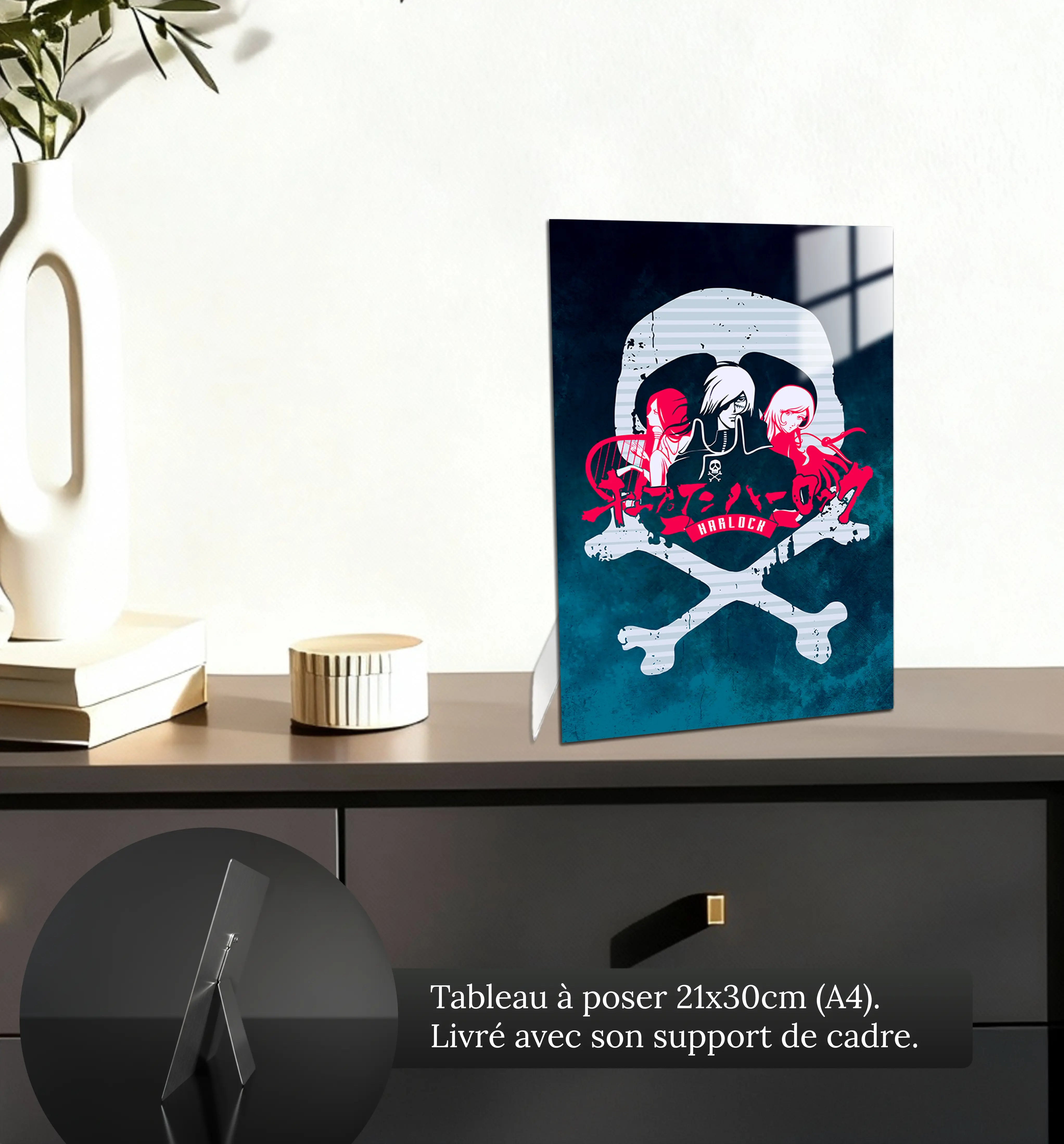 tableau-harlock-petit-format-a-poser-sur-meuble | DreamWay