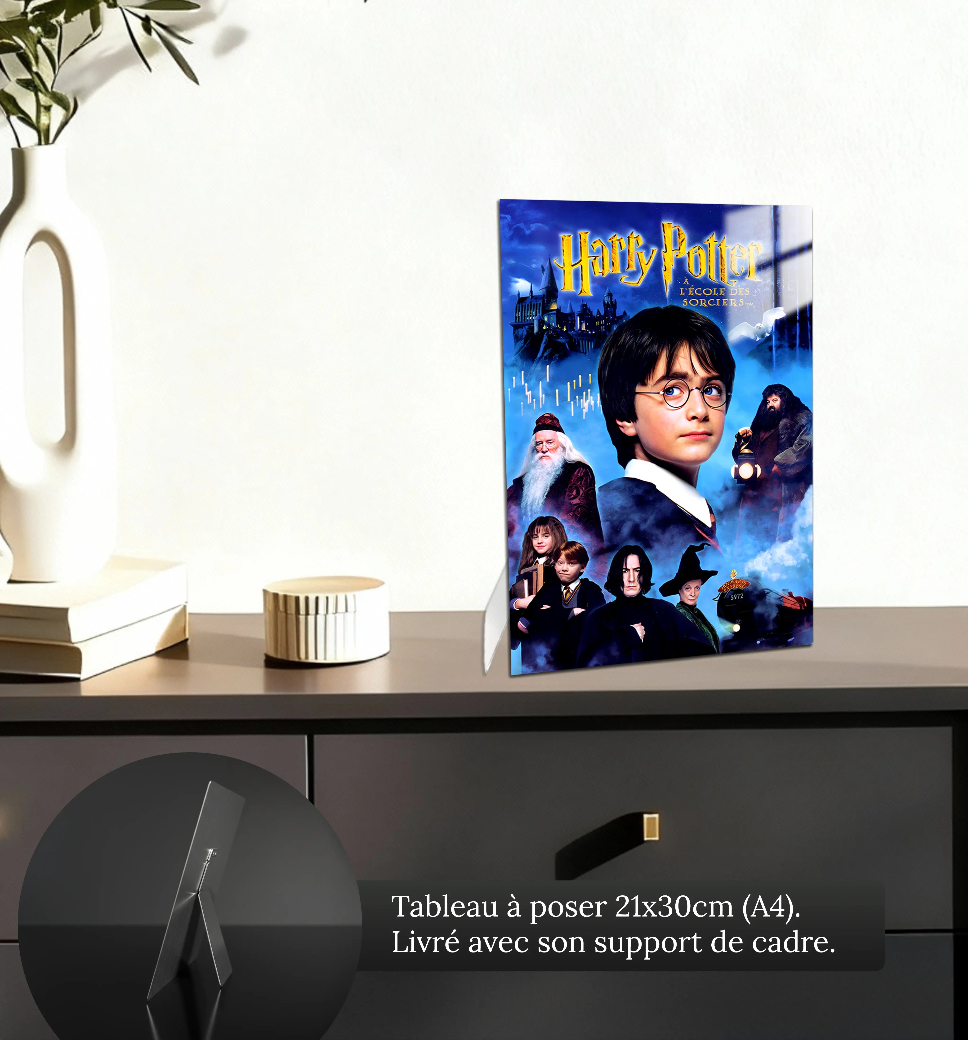 tableau-harry-potter-a-ecole-des-sorciers-petit-format-a-poser-sur-meuble | DreamWay