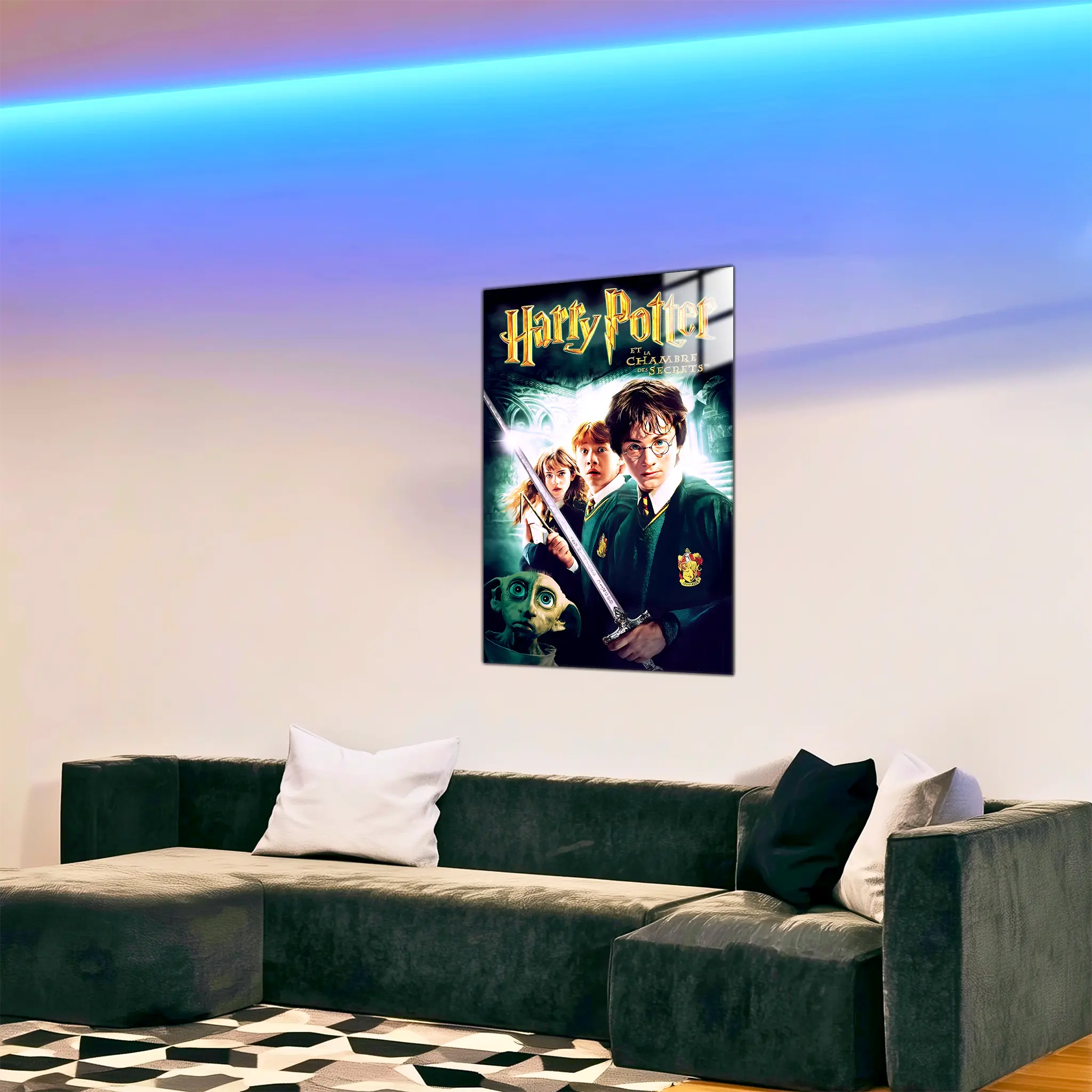 tableau-harry-potter-et-la-chambre-des-secrets-dans-le-salon | DreamWay