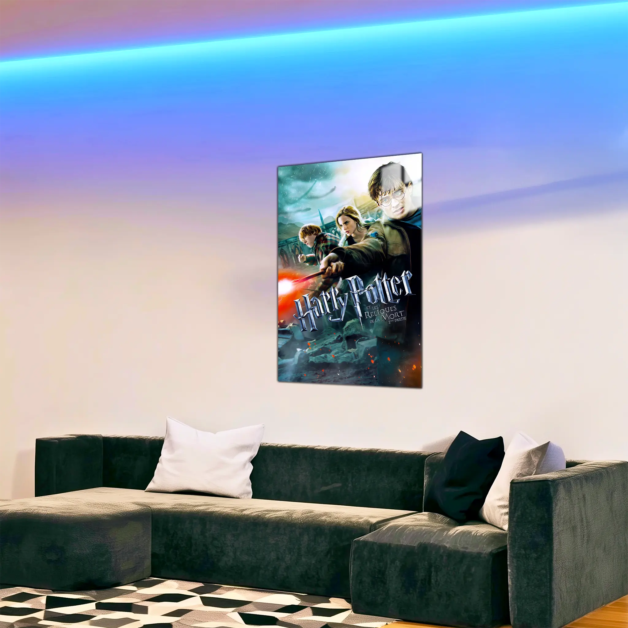 tableau-harry-potter-et-les-reliques-de-la-mort-partie-2-dans-le-salon | DreamWay