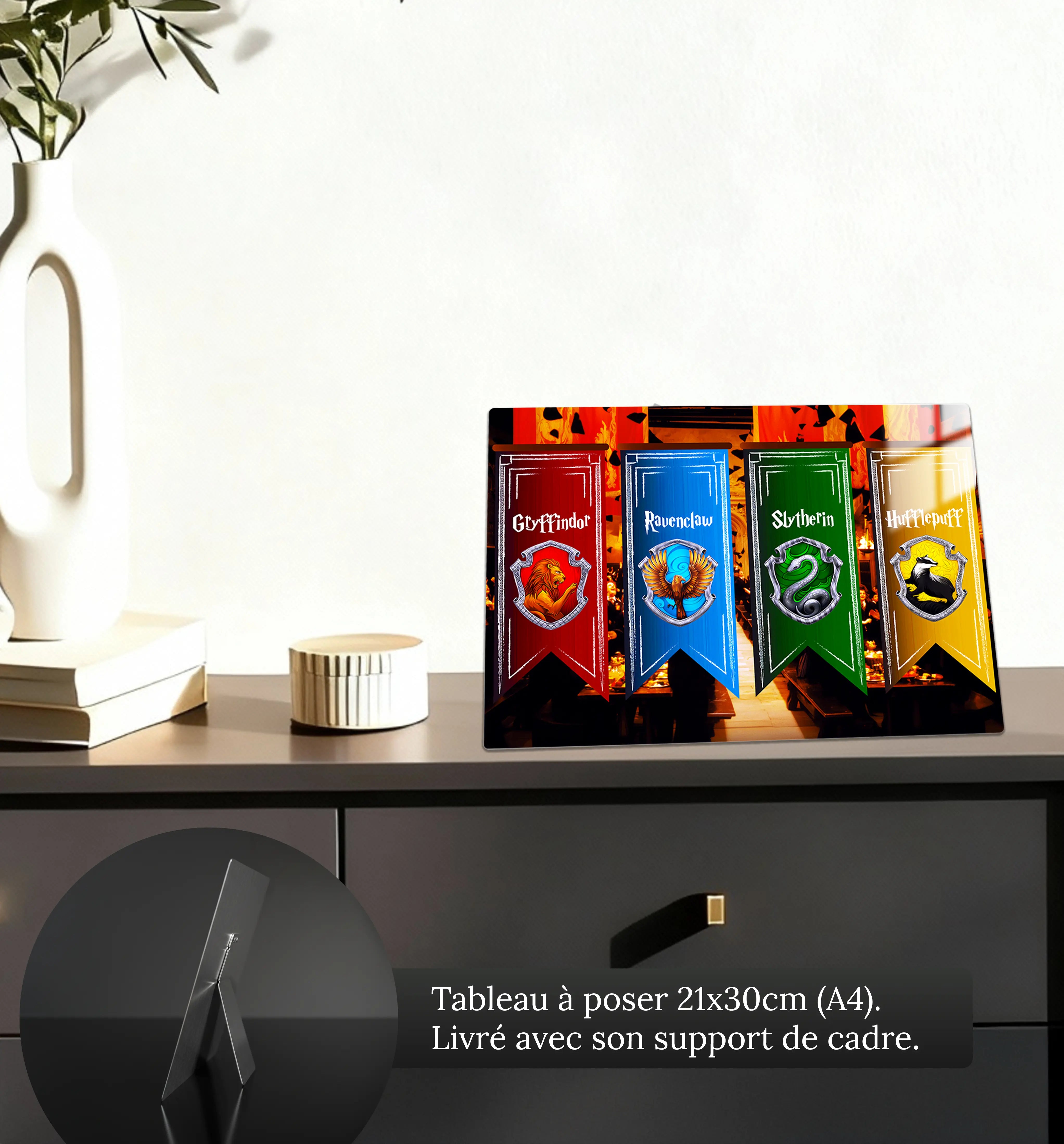 tableau-harry-potter-les-blasons-petit-format-a-poser-sur-meuble | DreamWay