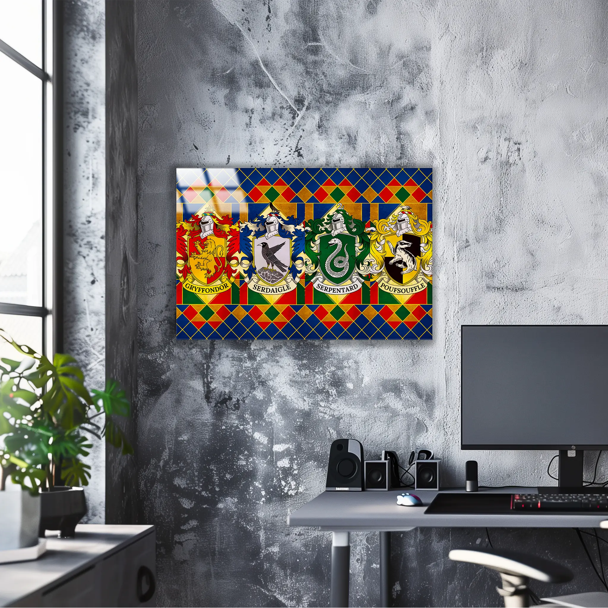 tableau-harry-potter-les-ecussons | DreamWay