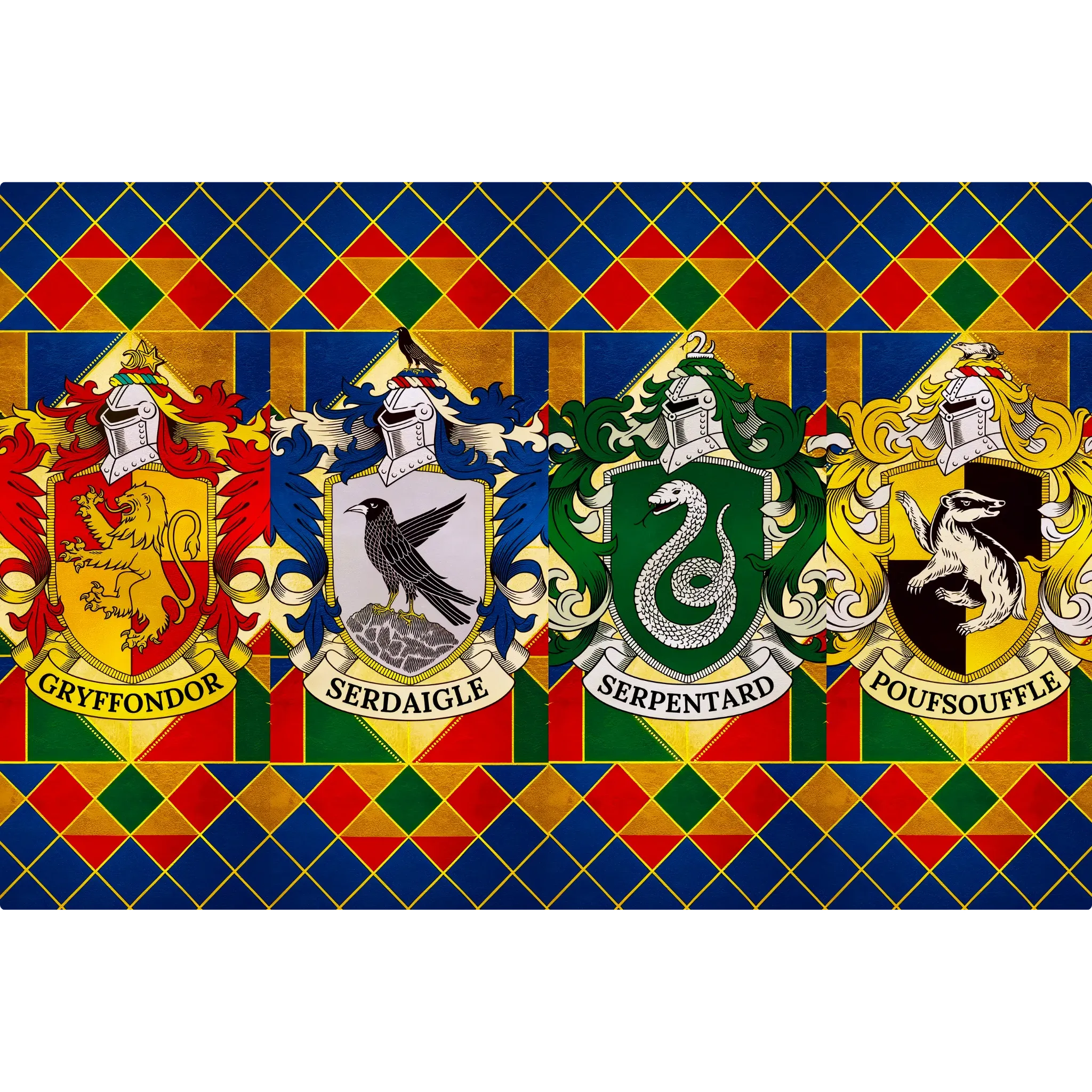 tableau-harry-potter-les-ecussons | DreamWay
