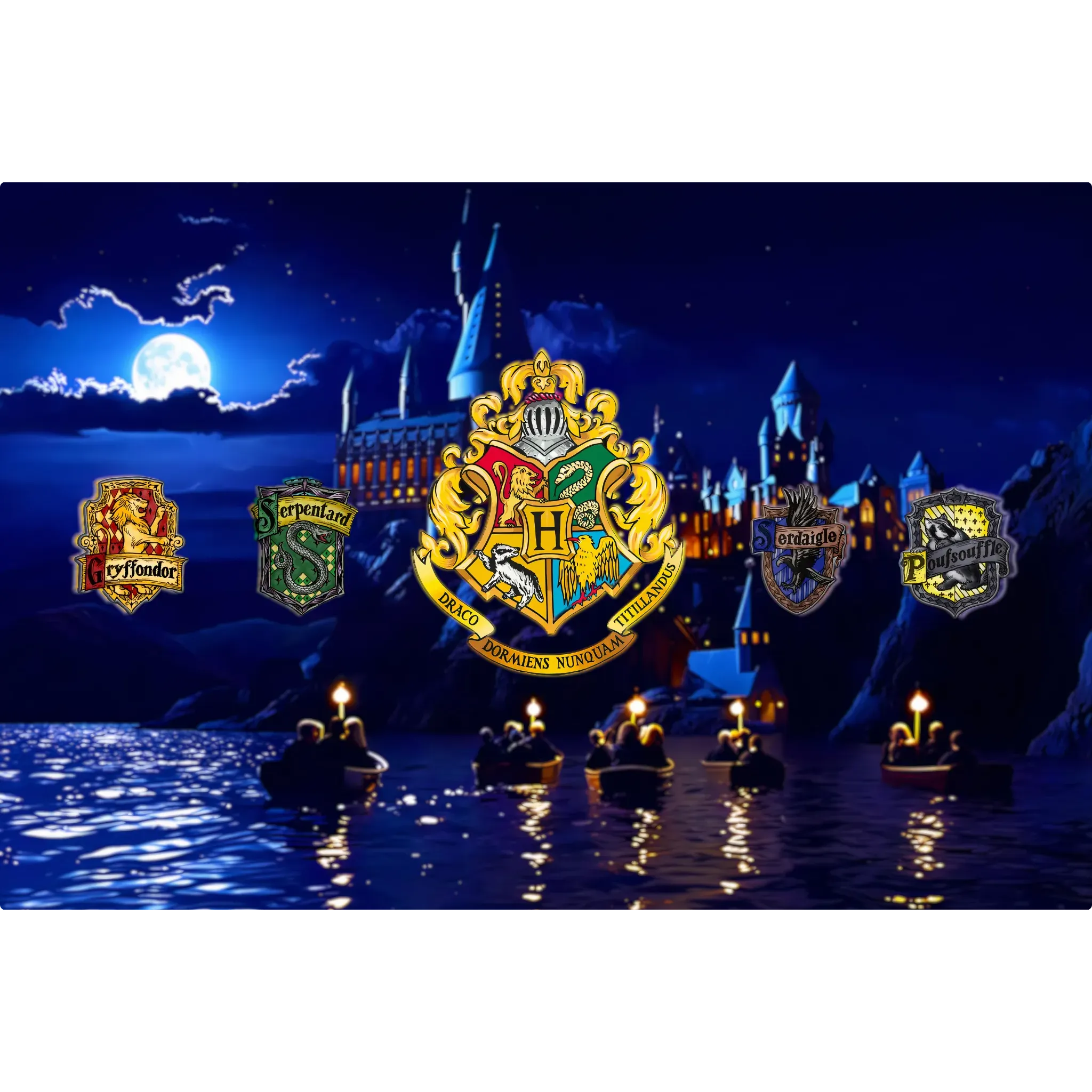 tableau-harry-potter-les-maisons-de-poudlard | DreamWay