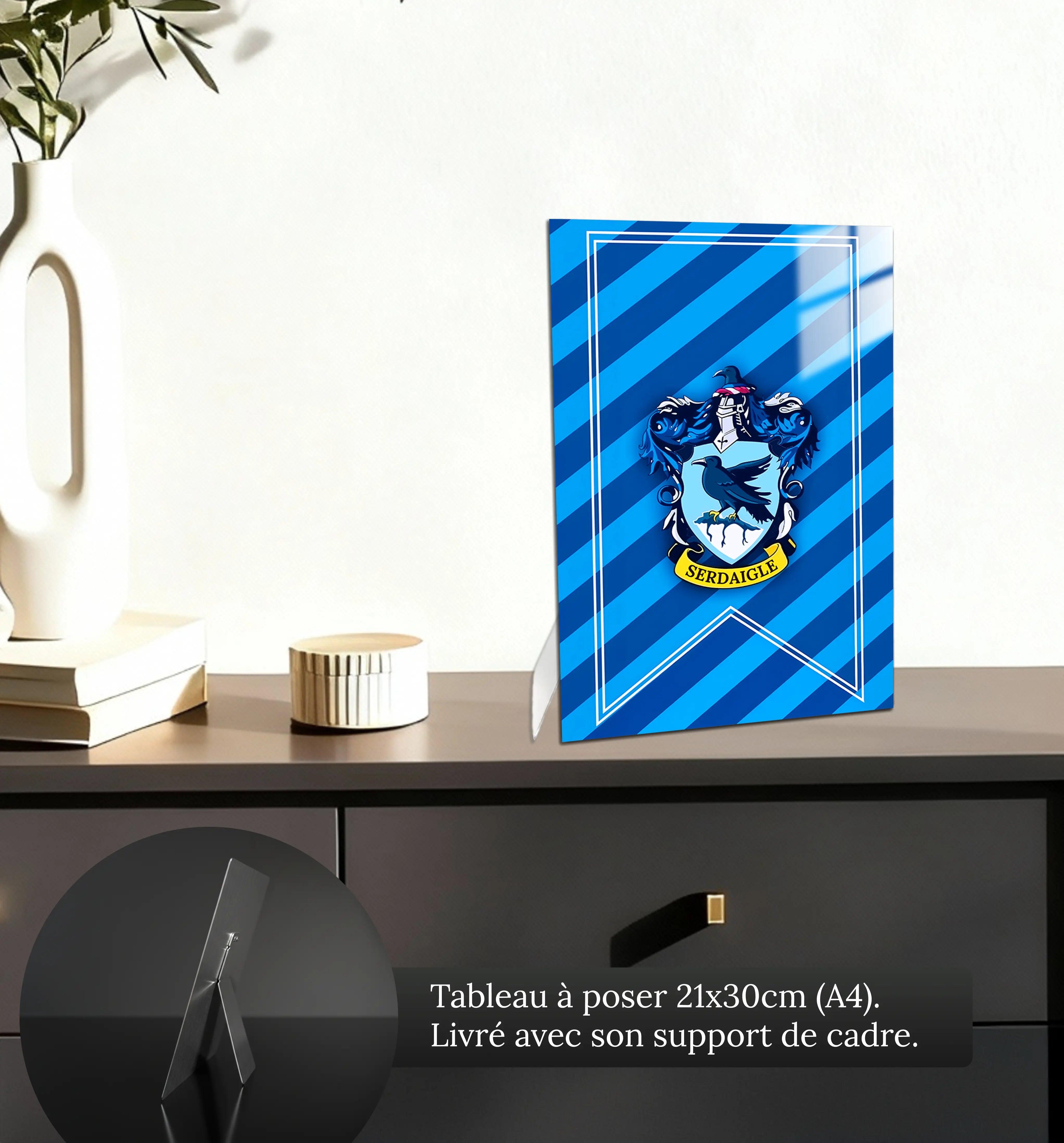 tableau-harry-potter-maison-serdaigle-petit-format-a-poser-sur-meuble | DreamWay