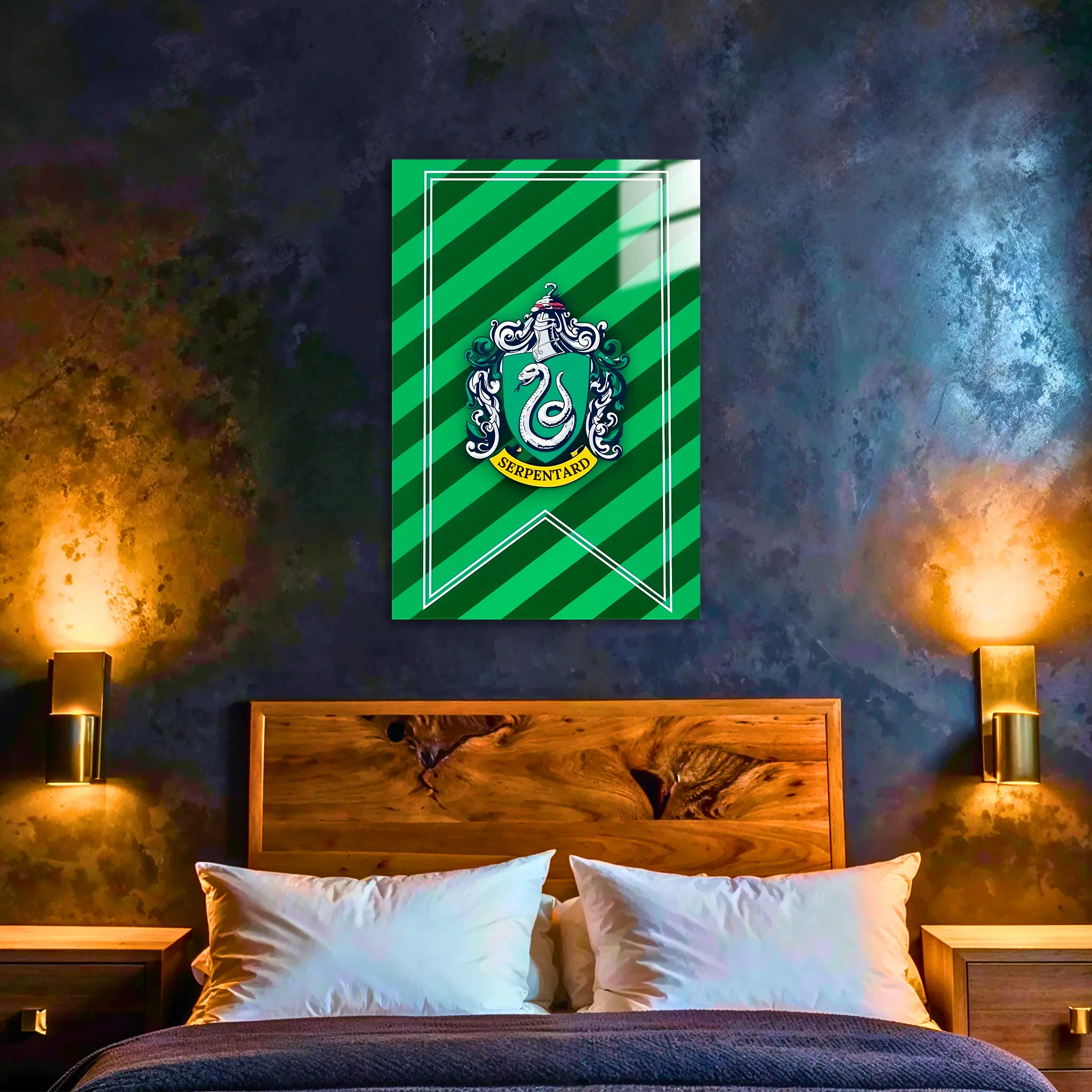 tableau-harry-potter-maison-serpentard-dans-la-chambre | DreamWay