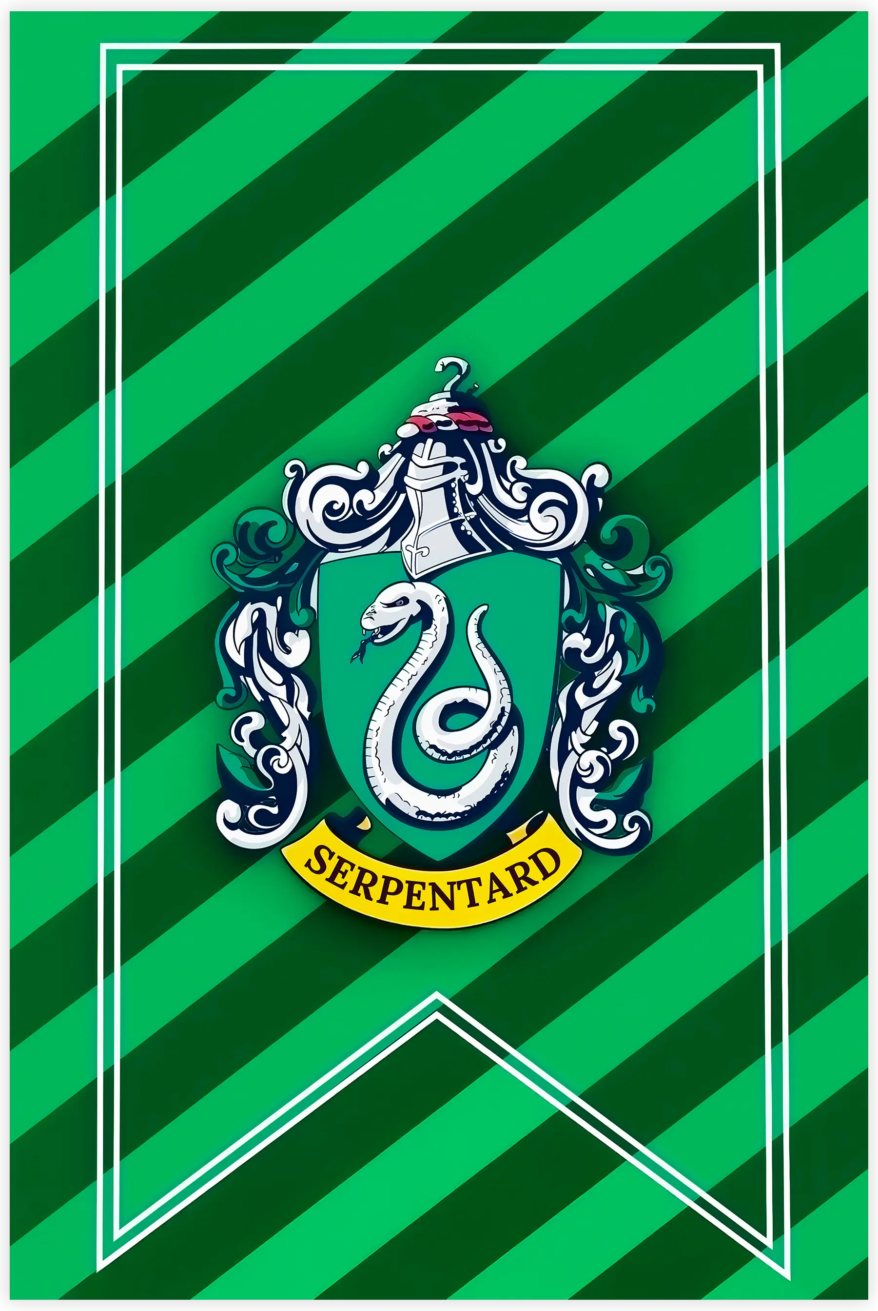 tableau-harry-potter-maison-serpentard | DreamWay