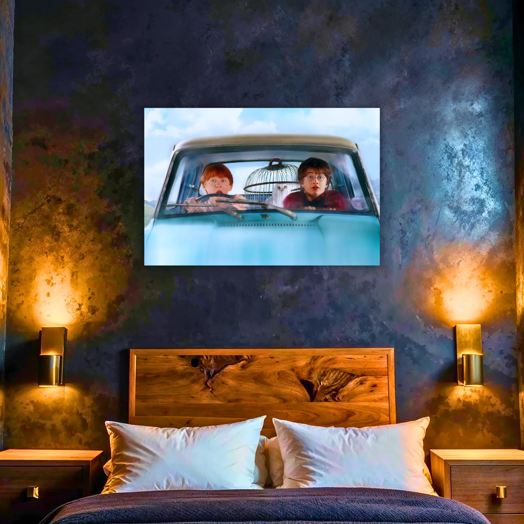 tableau-harry-potter-voiture-volante | DreamWay