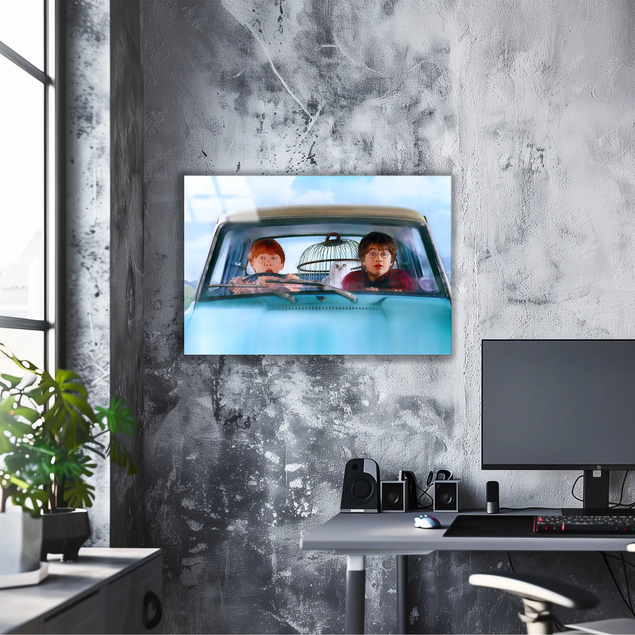 tableau-harry-potter-voiture-volante | DreamWay