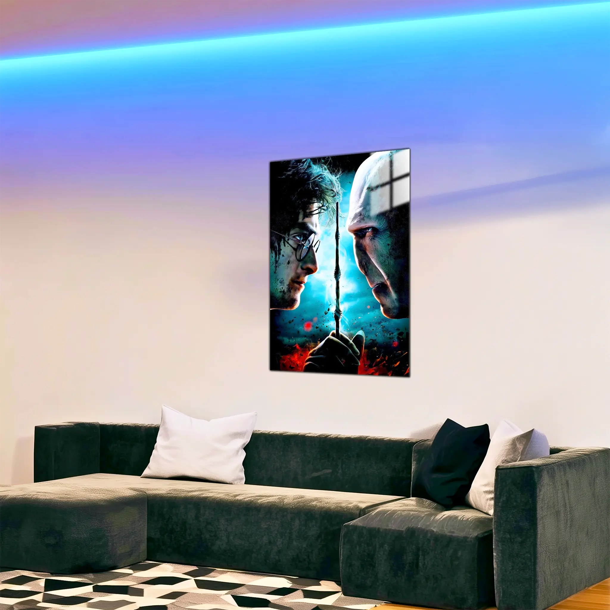 tableau-harry-potter-vs-voldemort-dans-le-salon | DreamWay
