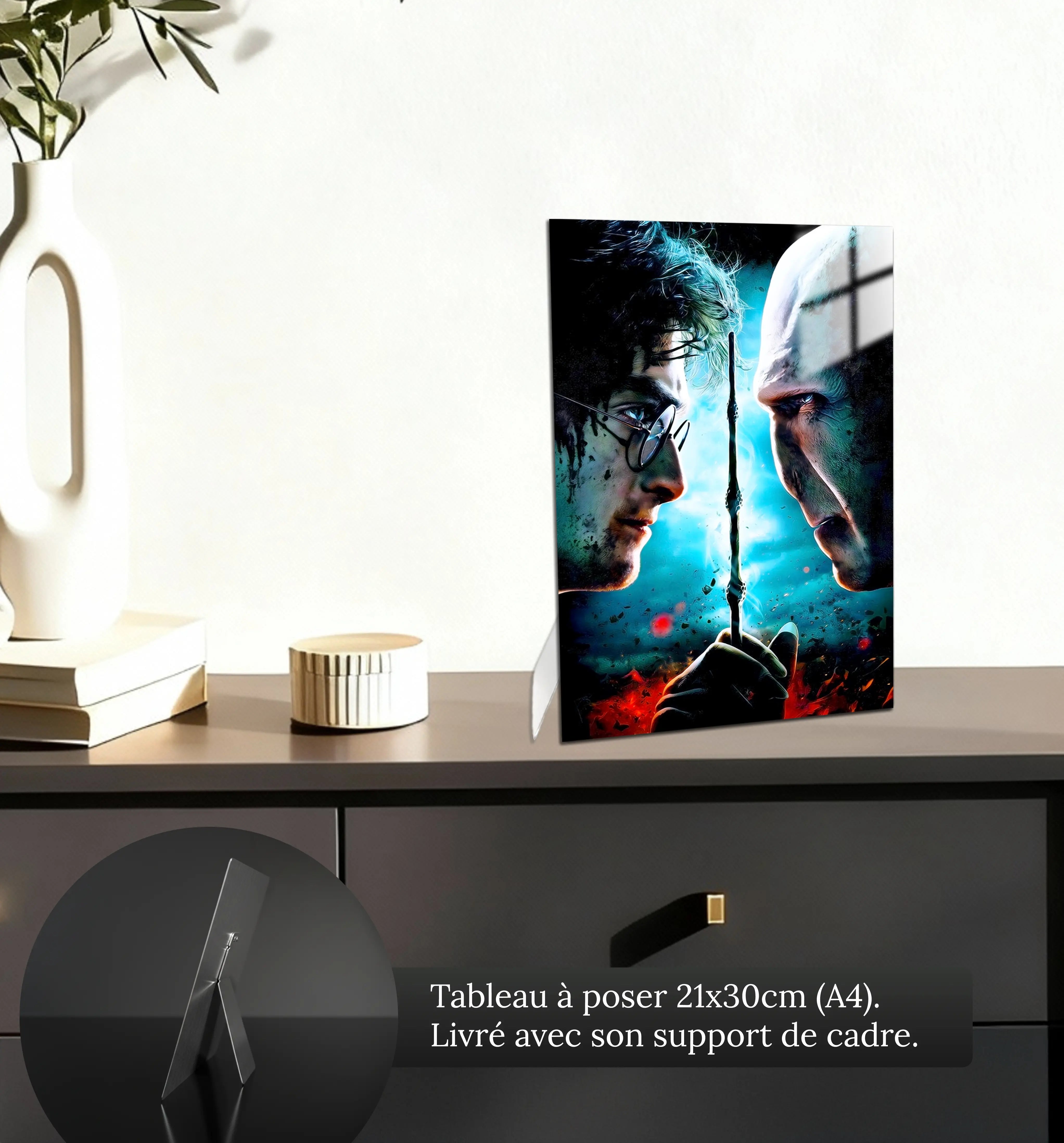 tableau-harry-potter-vs-voldemort-petit-format-a-poser-sur-meuble | DreamWay
