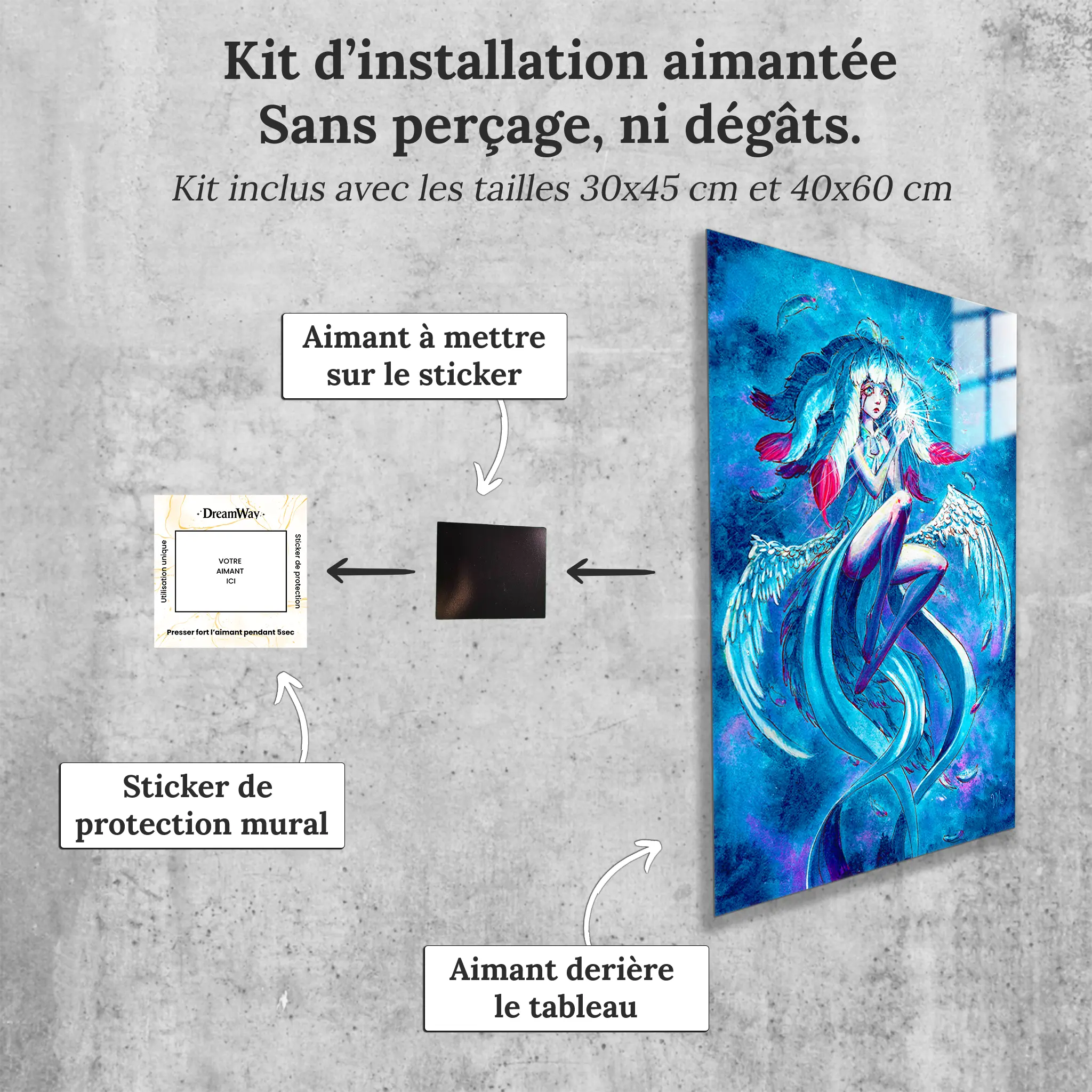 tableau-helia-la-tisseuse-de-reve-avec-installation-aimantee | DreamWay