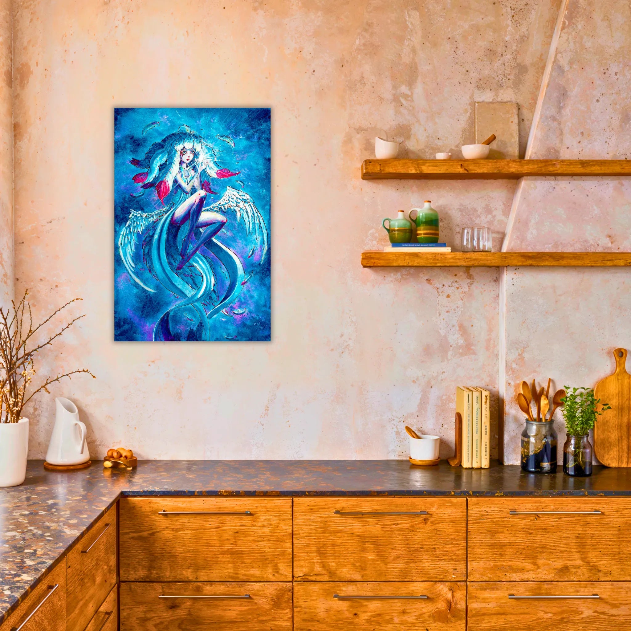 tableau-helia-la-tisseuse-de-reve-dans-la-cuisine | DreamWay
