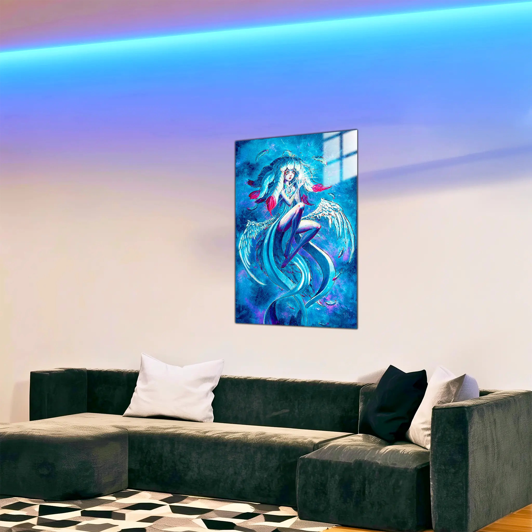 tableau-helia-la-tisseuse-de-reve-dans-le-salon | DreamWay