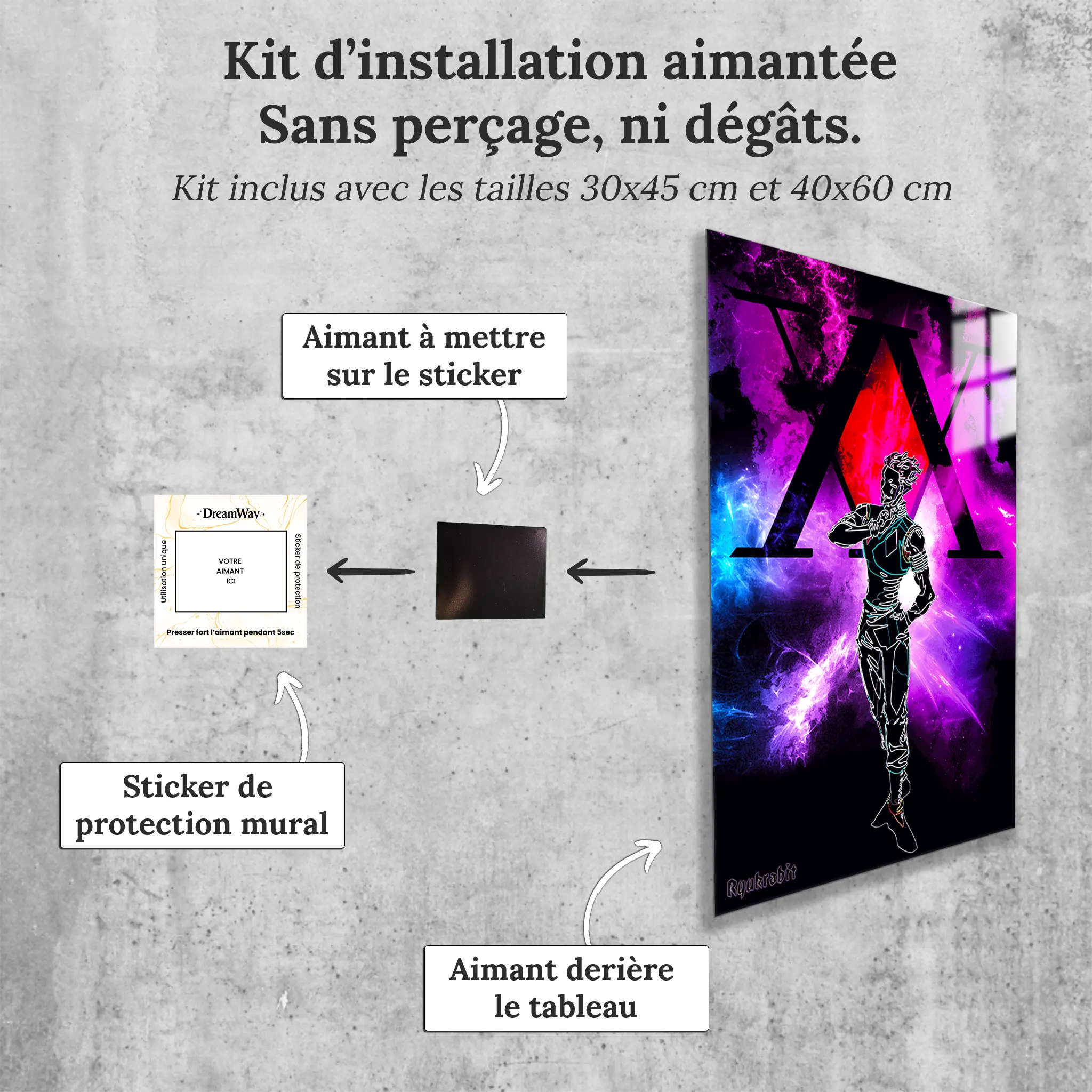 tableau-hisoka-avec-installation-aimantee | DreamWay