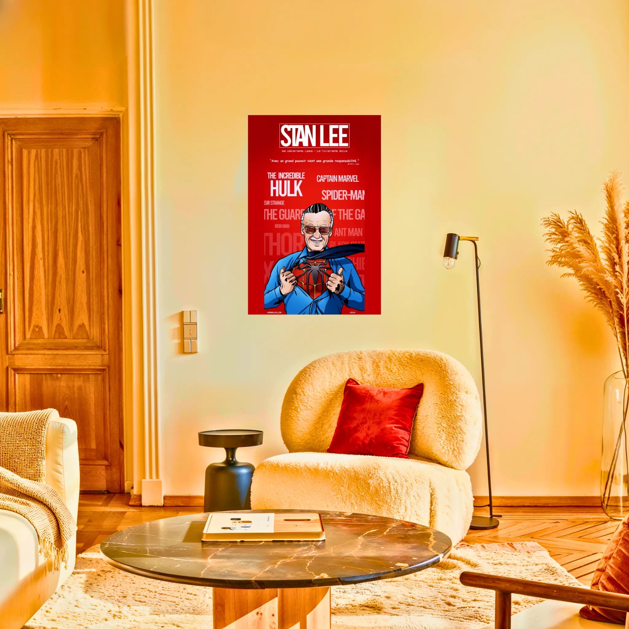 Tableau Hommage Stan Lee