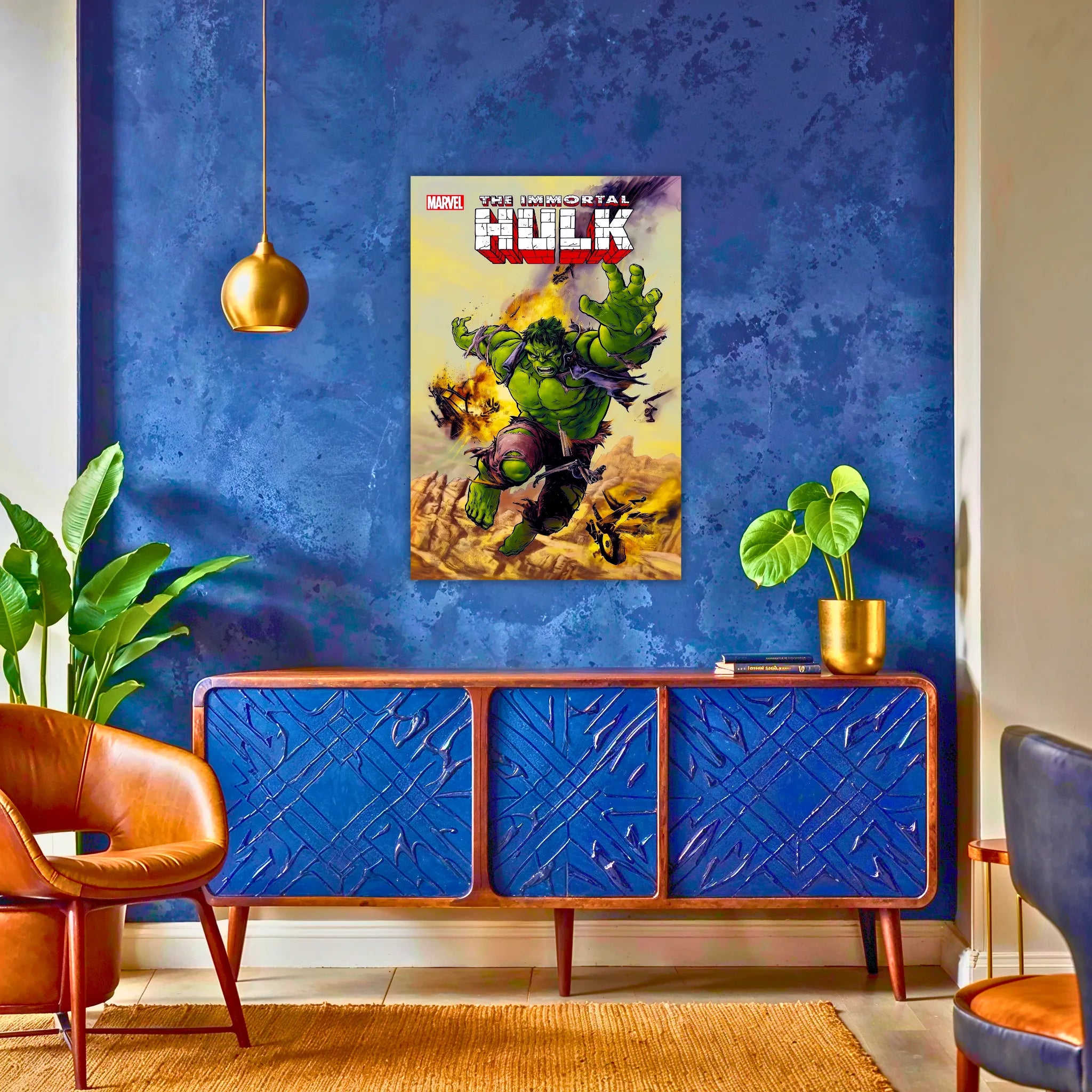 Tableau Hulk Affiche Comics